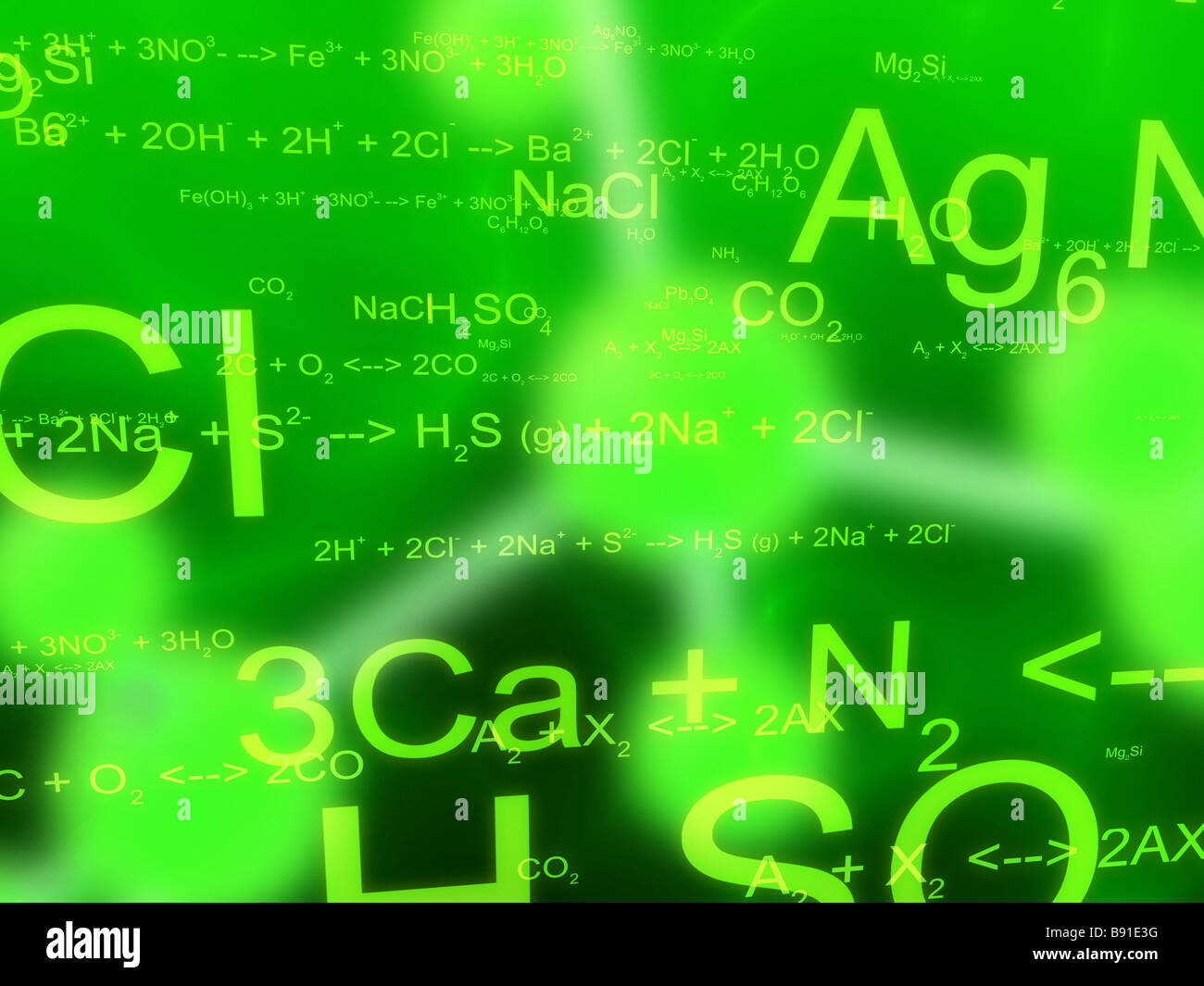 Illustration de la science Banque D'Images