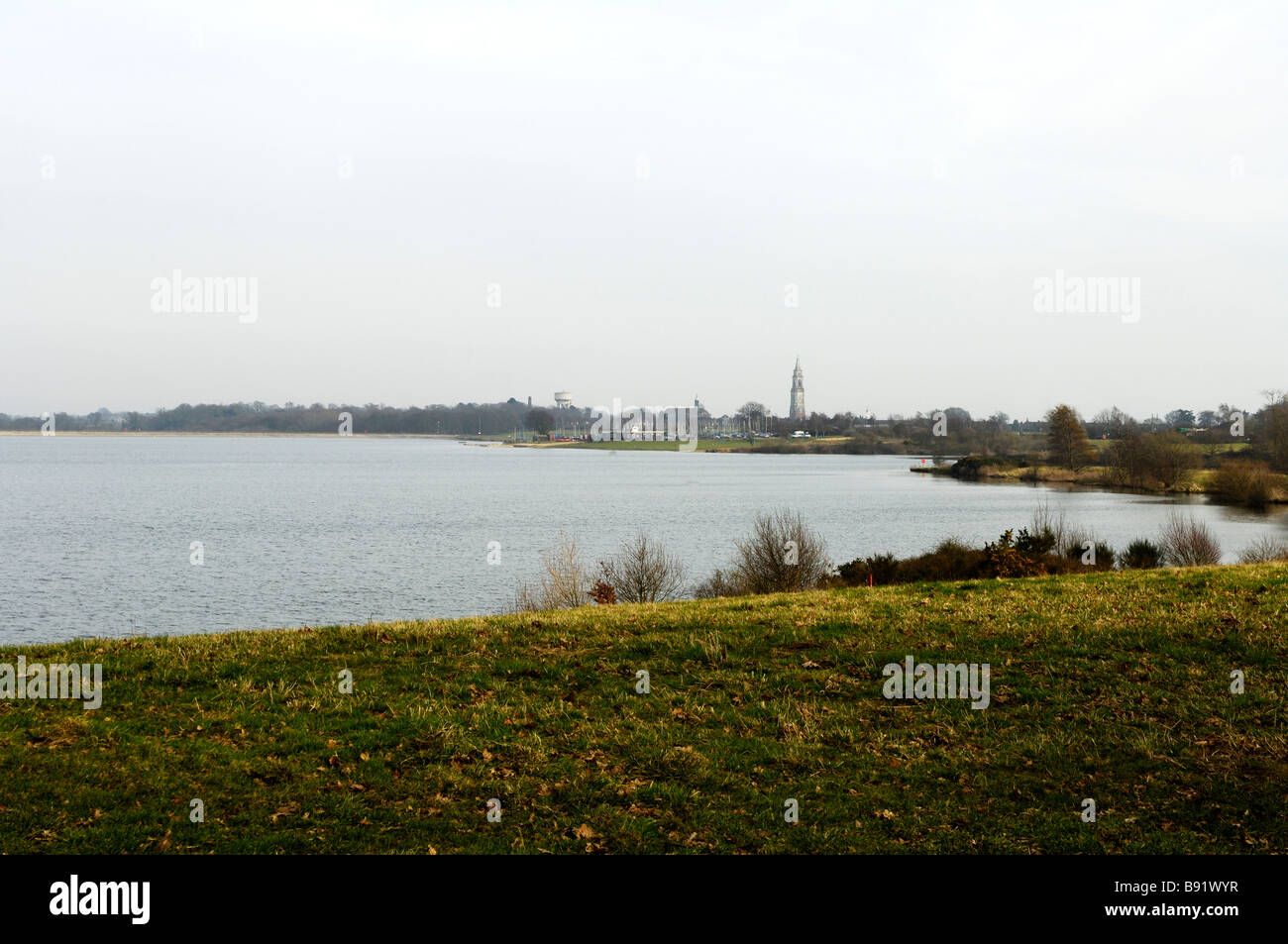 L'eau d'Alton, Suffolk, Angleterre Banque D'Images