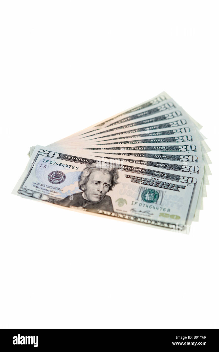Billets d'un dollar américain. Banque D'Images