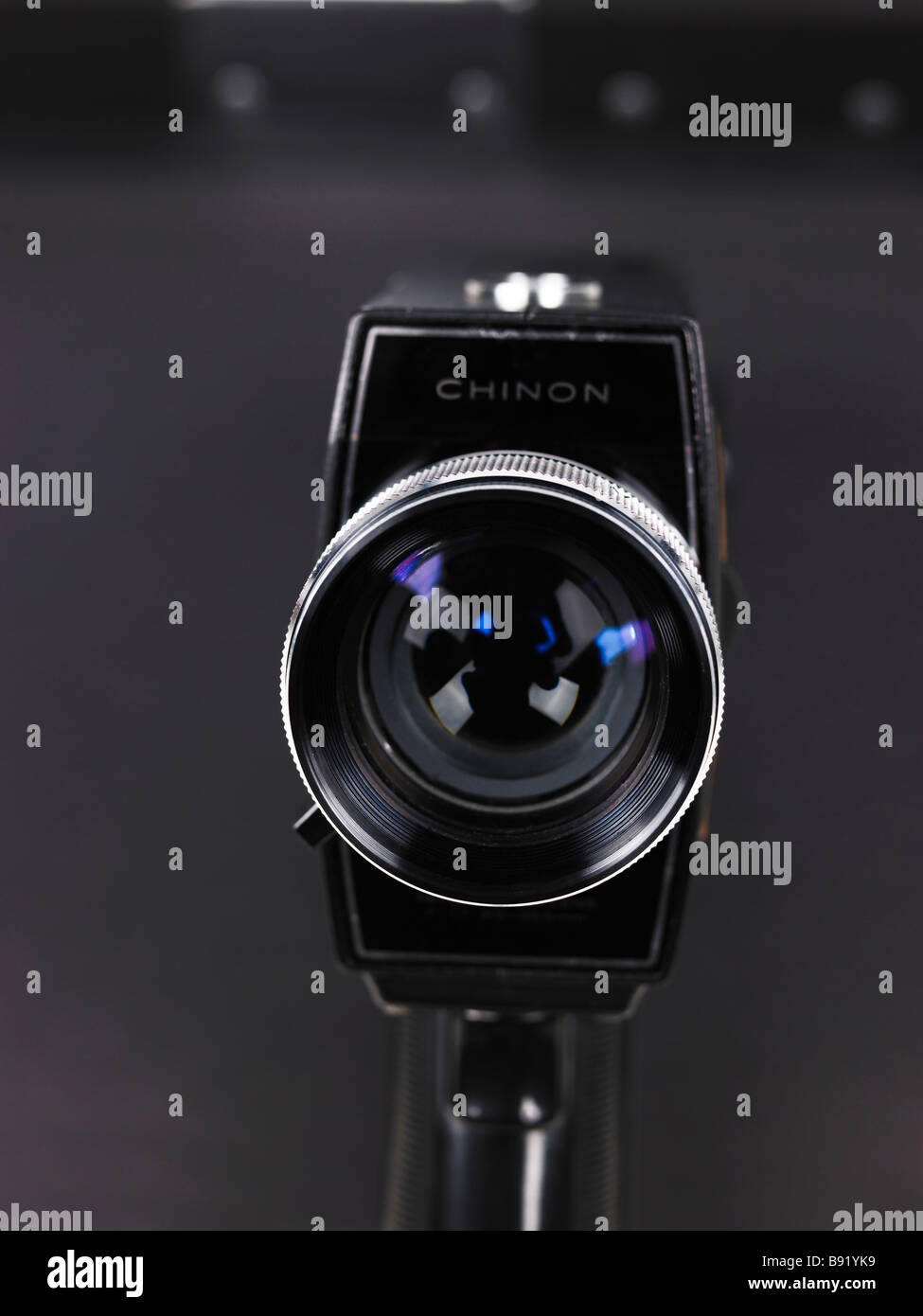 Une caméra super 8 close-up. Banque D'Images