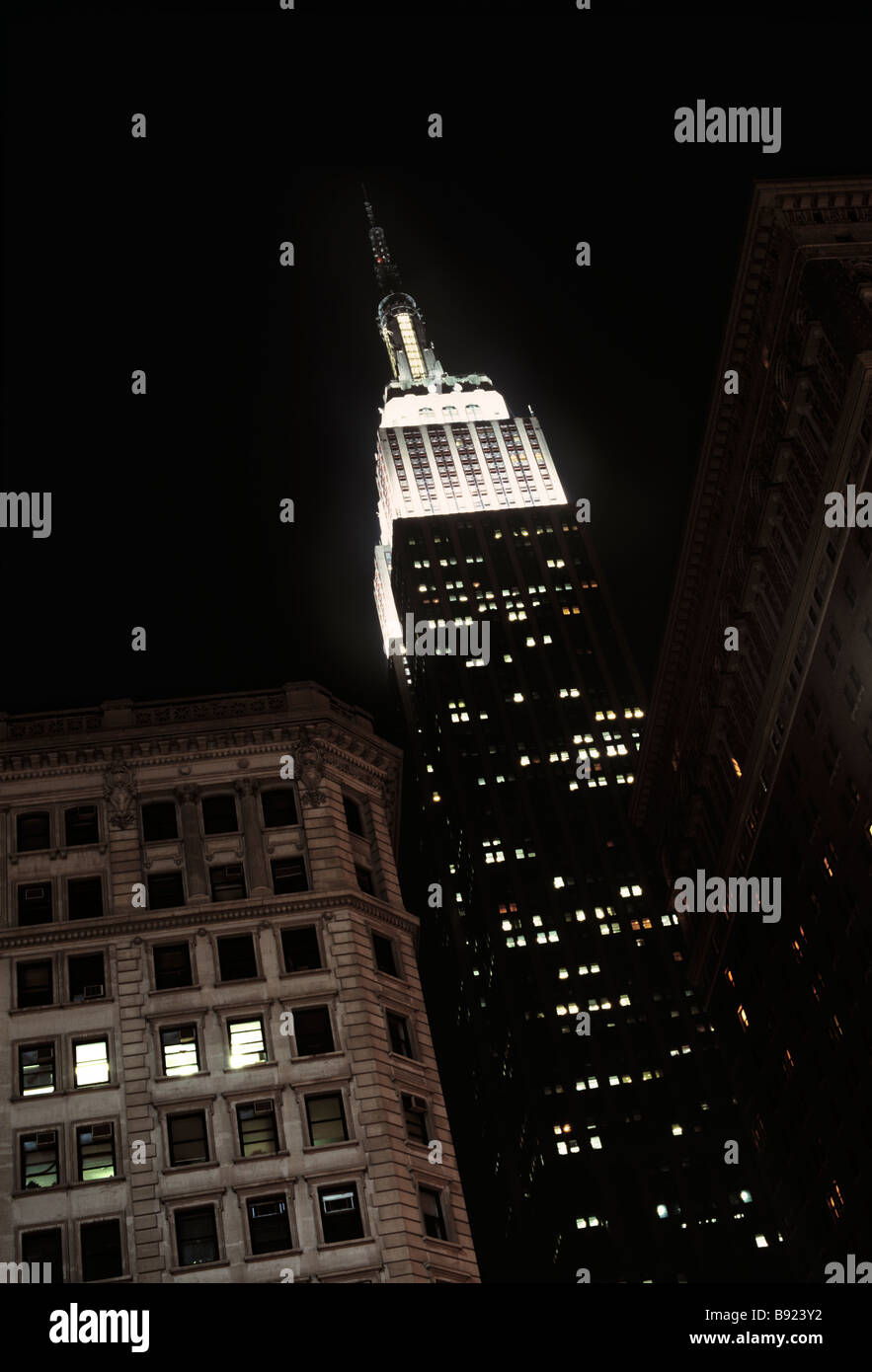Empire State Building New York Etats-unis. Banque D'Images
