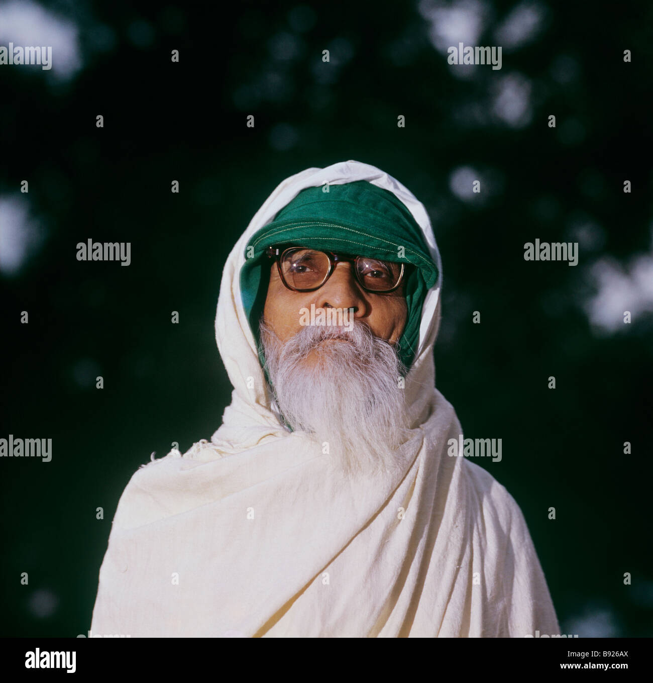 Vinoba Bhave, compatriote de Mahatma Gandhi, l'homme qui a marché dans toute l'Inde pour demander des terres pour les sans terre Banque D'Images