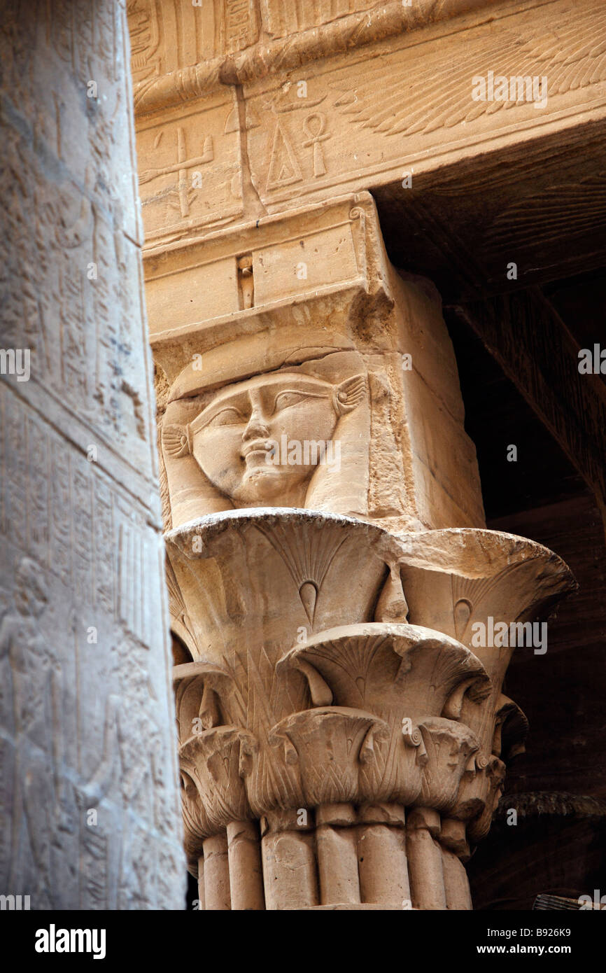 Temple de Philae à Assouan en Egypte Banque D'Images