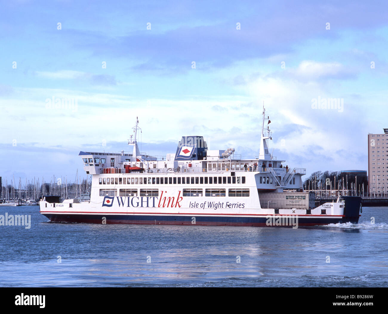 Ferry de l'île de Wight Banque D'Images