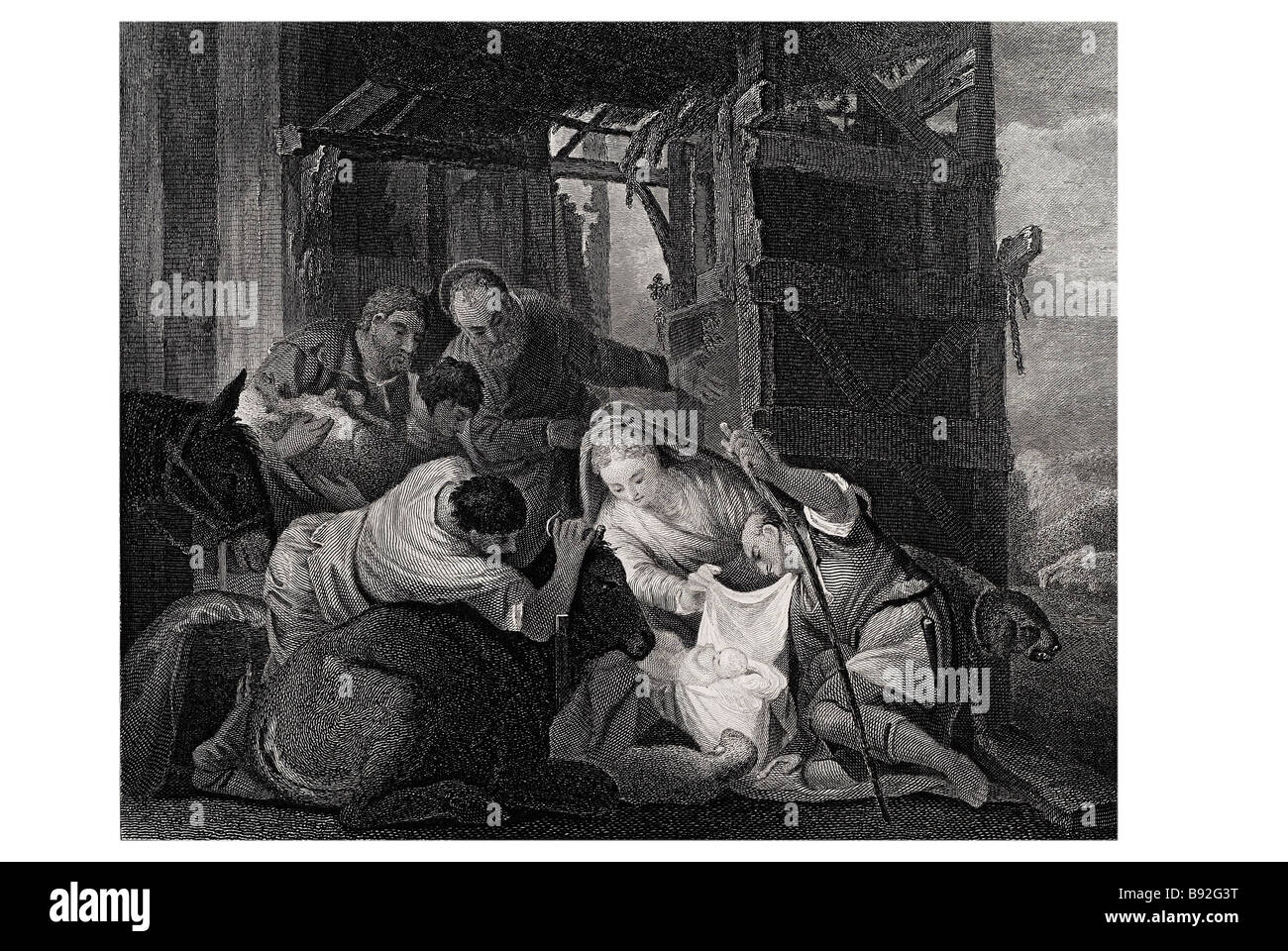 La Nativité Banque D'Images