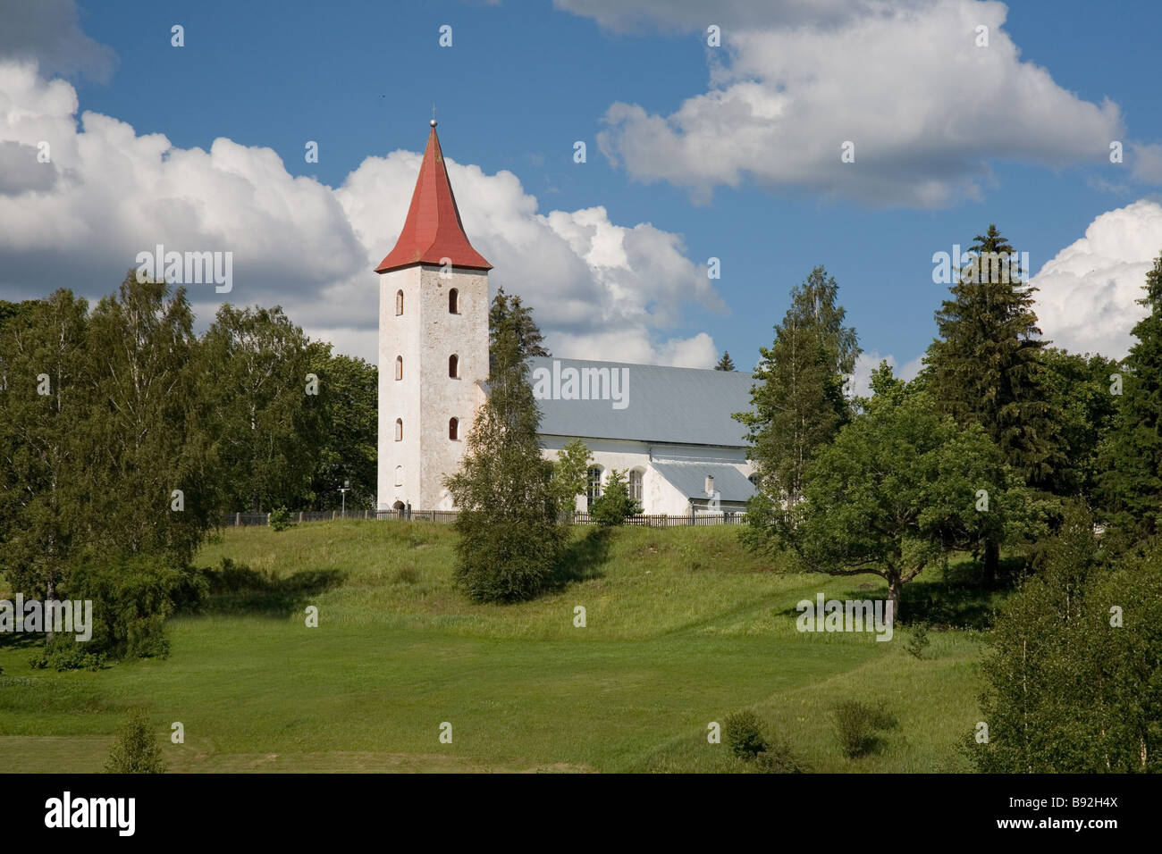 Église Rõuge, Tallinn, Estonie, Europe Comté Banque D'Images