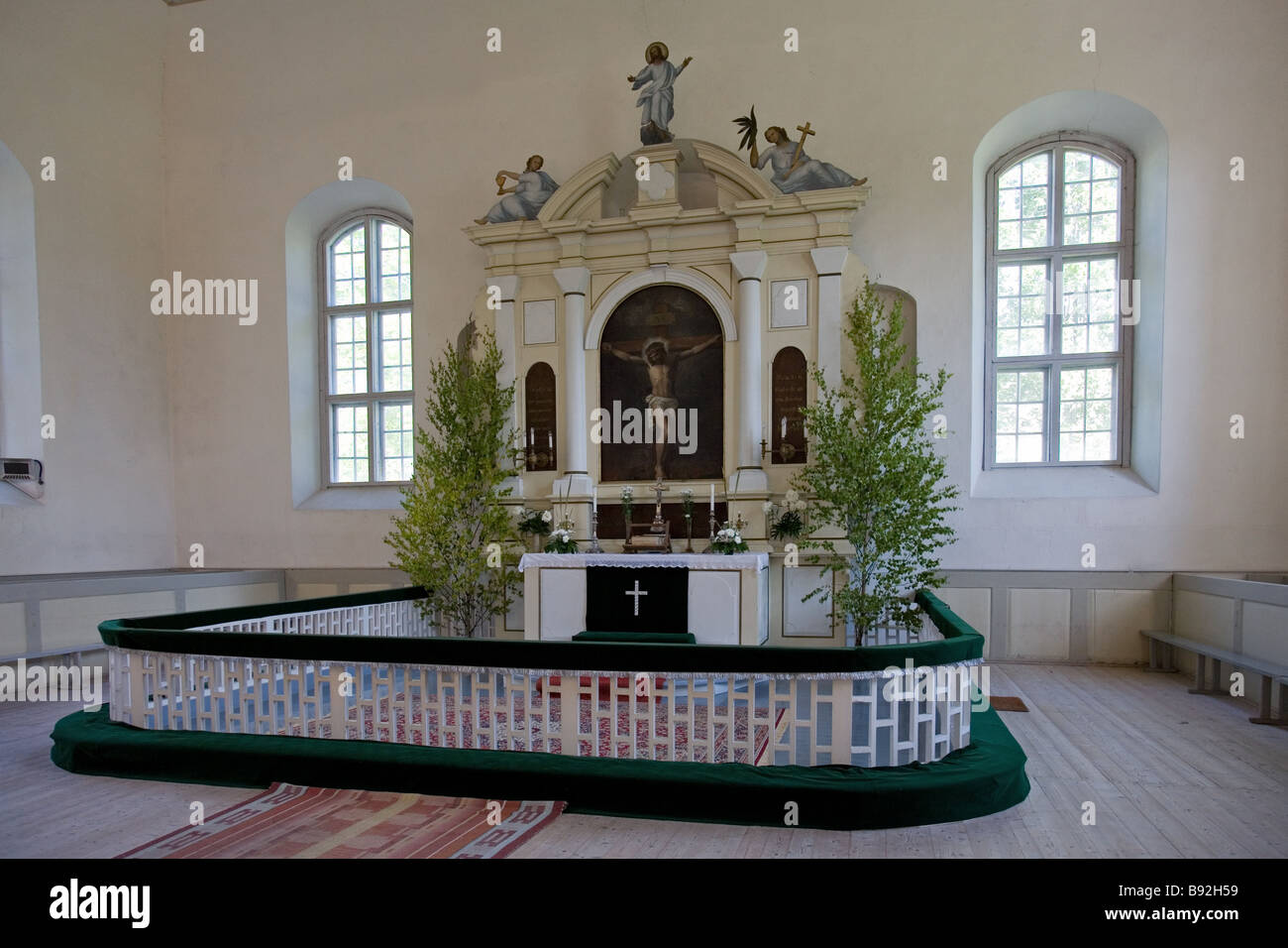 Église Rõuge, Tallinn, Estonie, Europe Comté Banque D'Images