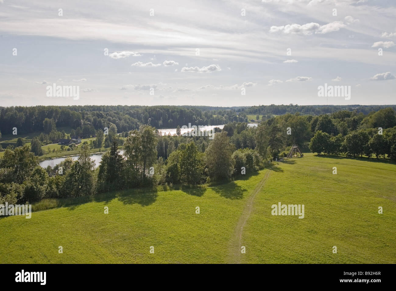 Vue depuis la tour d'observation Rõuge, Tallinn, Estonie, Europe Comté Banque D'Images
