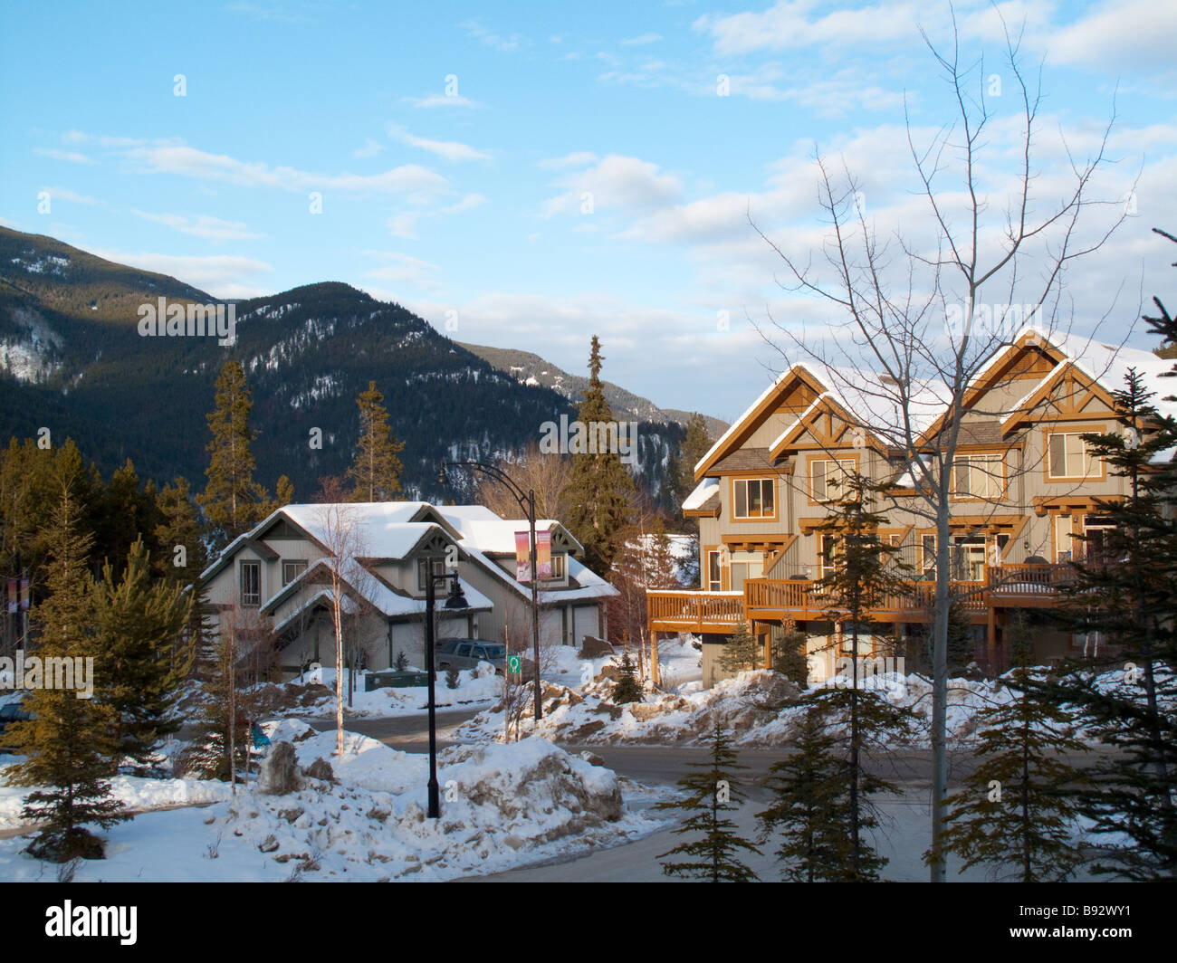 Le Canadian Rockies, Panorama Mountain Village British Columbia canada Banque D'Images