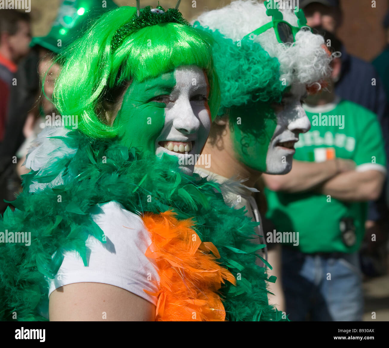 St Patrick's Day Parade - London 2009 Banque D'Images