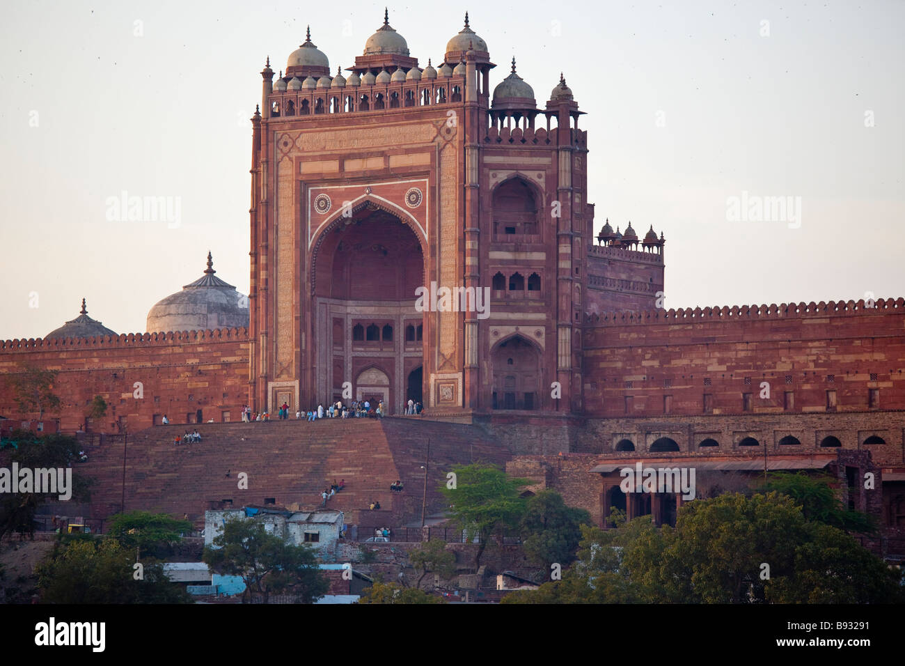 La Mosquée du Vendredi ou Jama Masjid dans Fatehpur Sikri Inde Banque D'Images