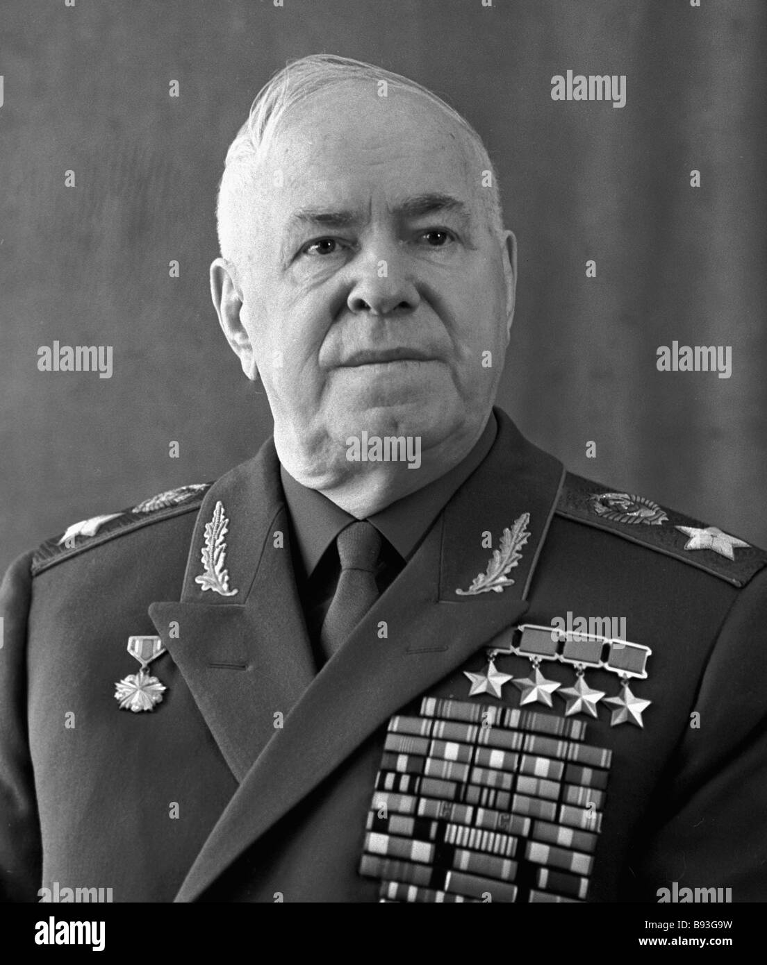Joukov Maréchal de l'Union Soviétique Photo Stock Alamy