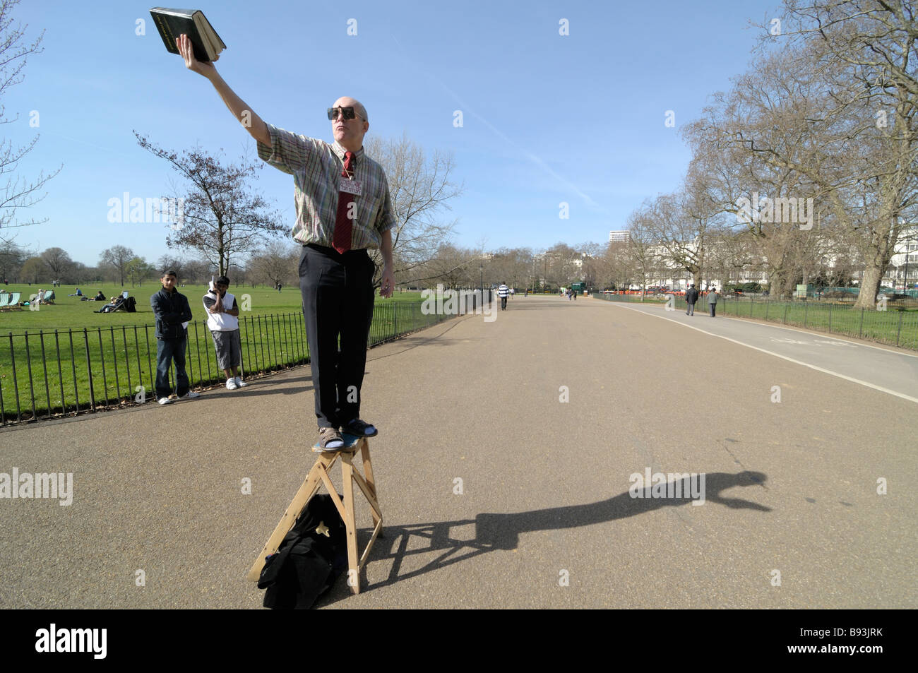 Speakers Corner, London Banque D'Images