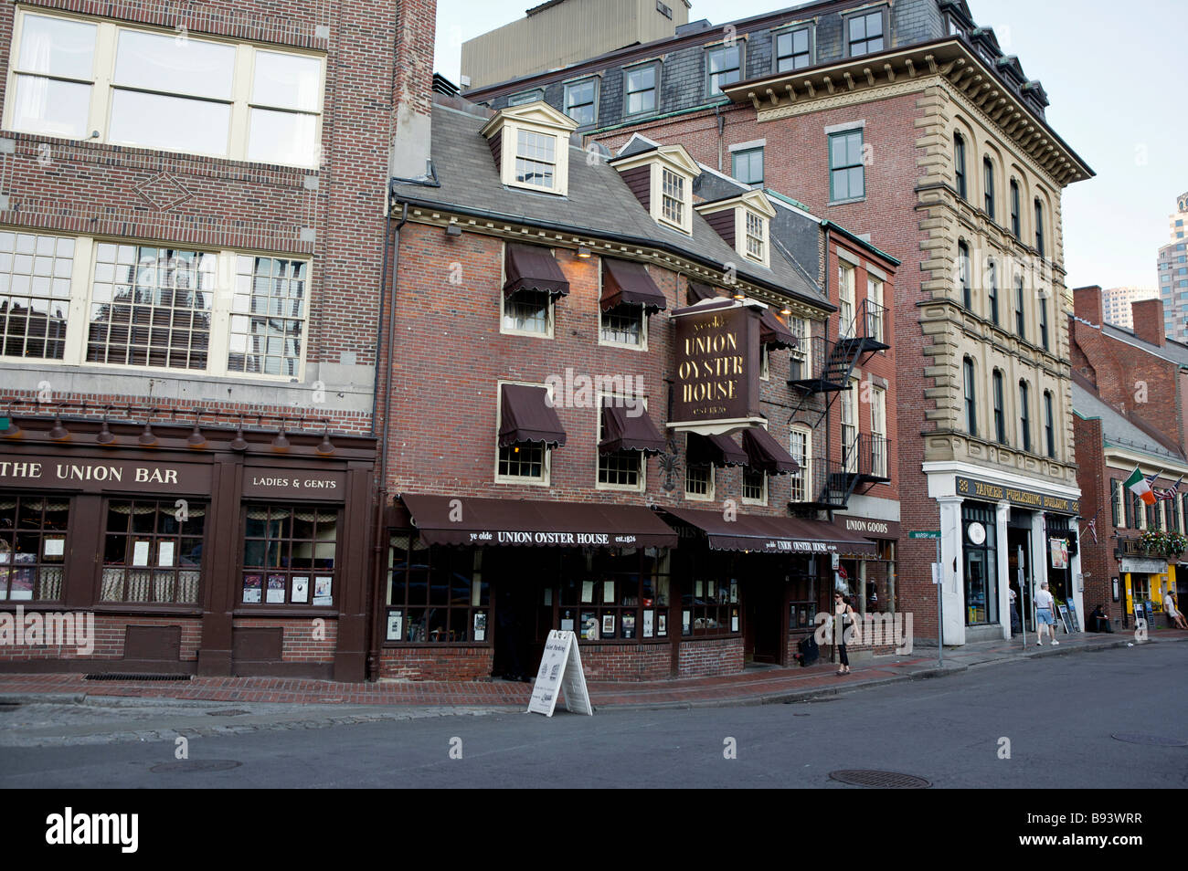 US BOSTON Union Oyster House Le plus vieux restaurant de l'United States PHOTO GERRIT DE HEUS Banque D'Images