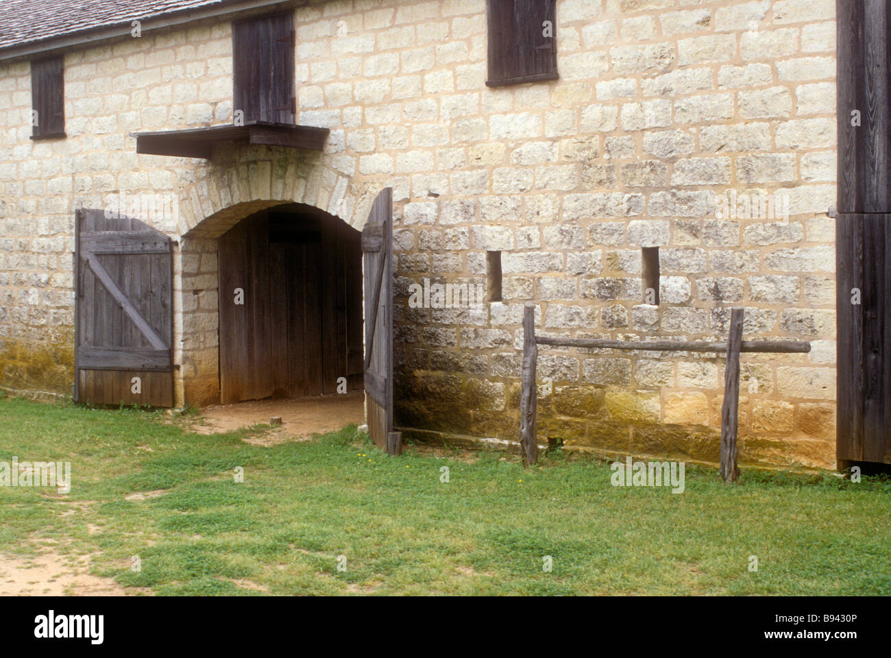 Grange à Lyndon B. Johnson National Historic Park Banque D'Images