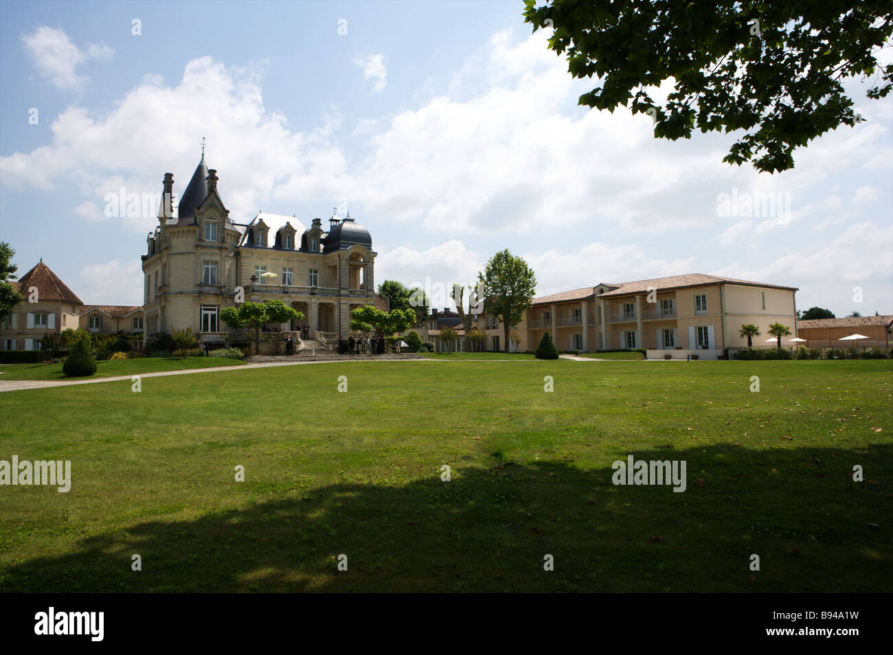Grand Barrail chateau hotel à St Emilion Bordeaux France Banque D'Images