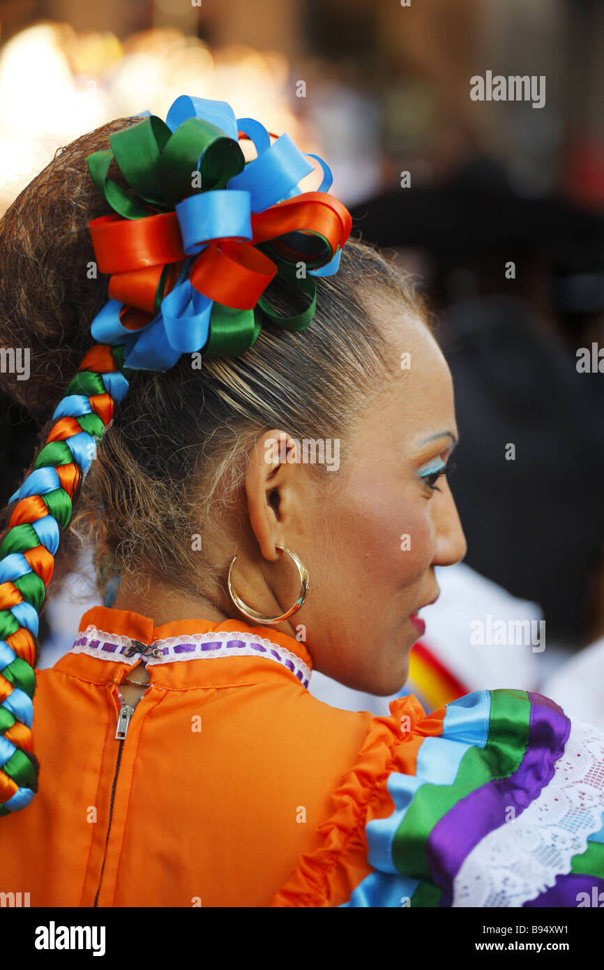 Danseuse mexicaine Banque D'Images