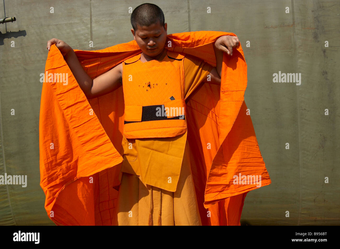 Bullet Proof monk vest Body Armor Banque D'Images