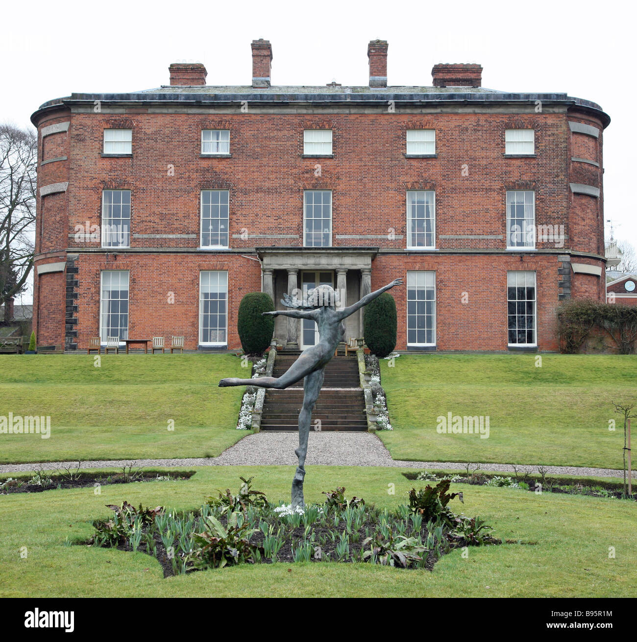 Rode Hall, Cheshire une brique construit manoir construit en 1708 Banque D'Images
