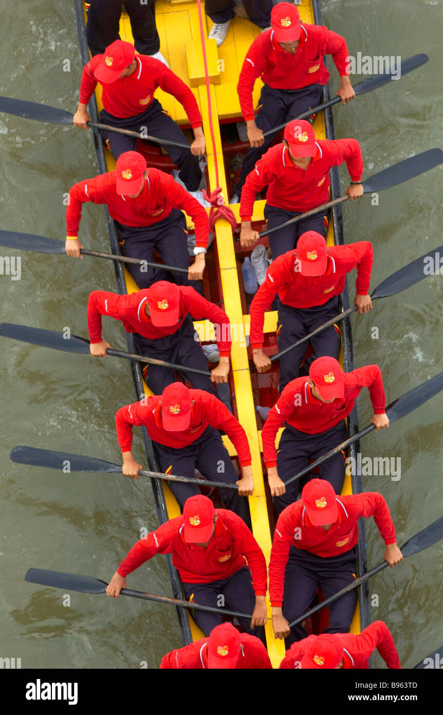 Barge royale procession Banque D'Images