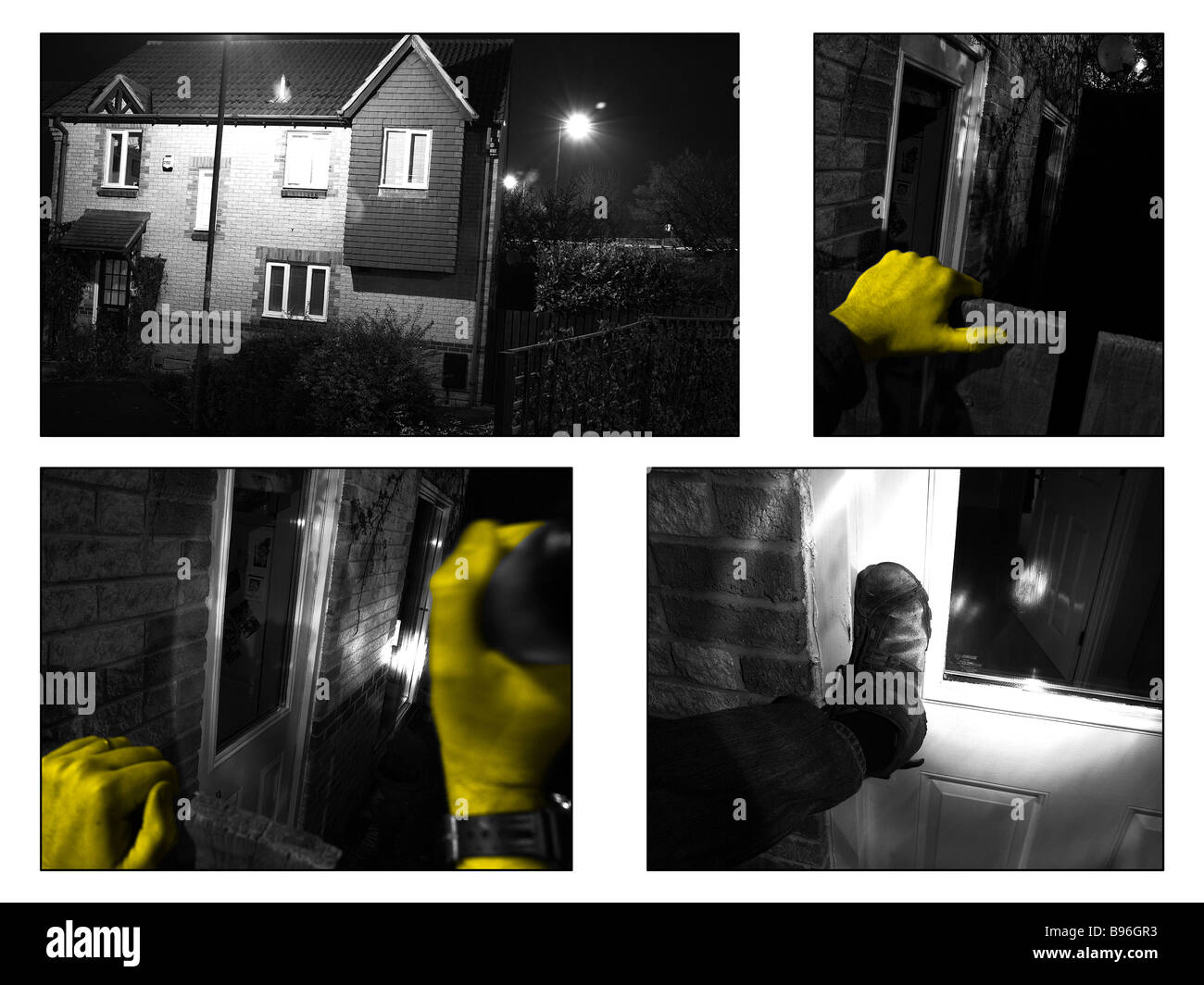 Boucle d'histoire en utilisant des photographies. modernisée Page 1 sur 6 Banque D'Images