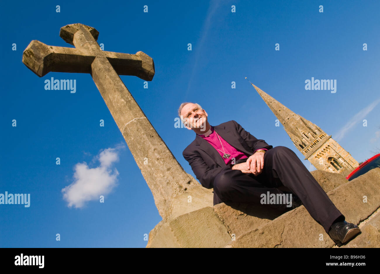 L'archevêque du Pays de Galles Le très révérend Dr Barry Morgan Banque D'Images