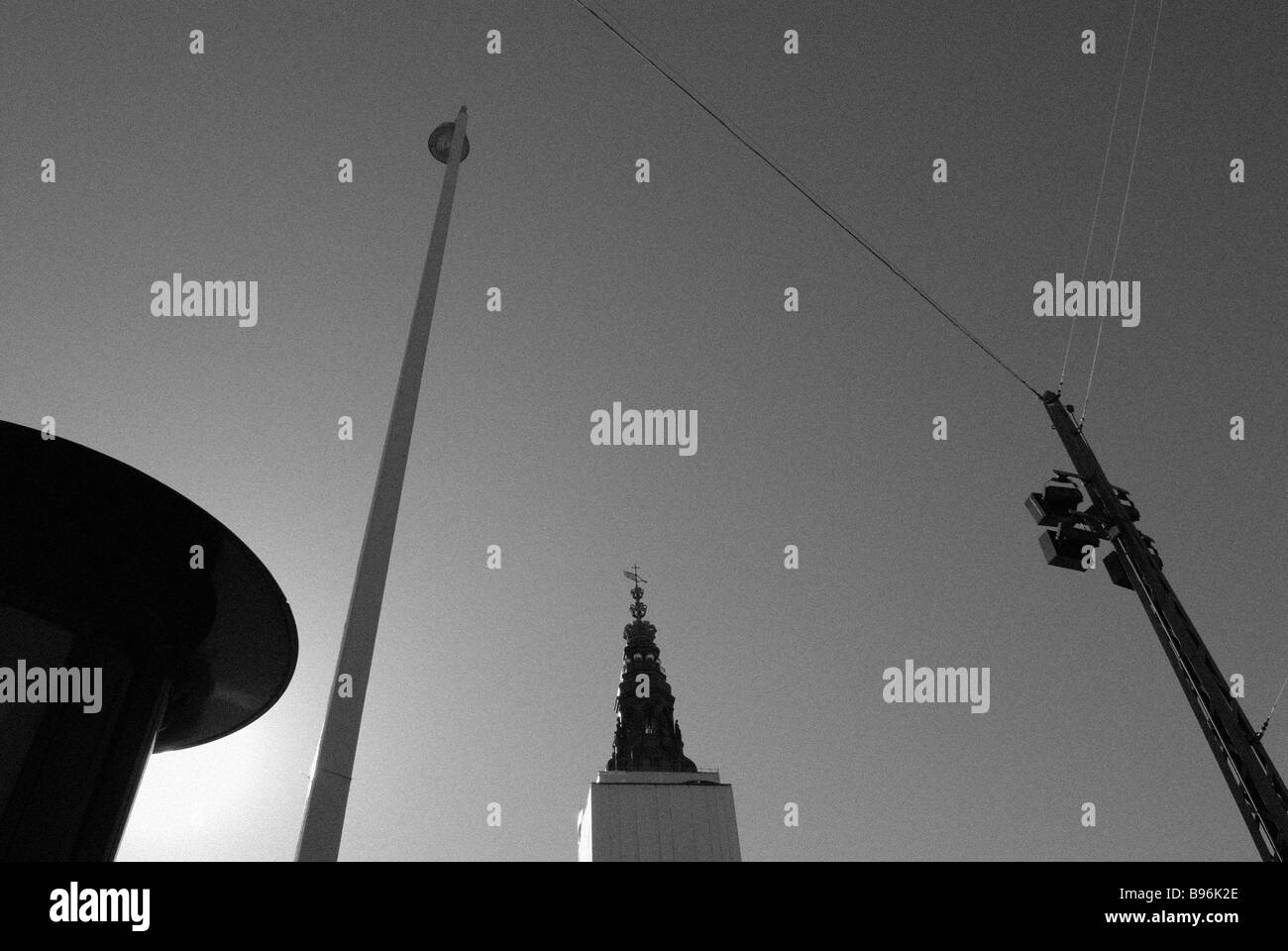 SPIRE CHRISTIANSBORG Banque D'Images