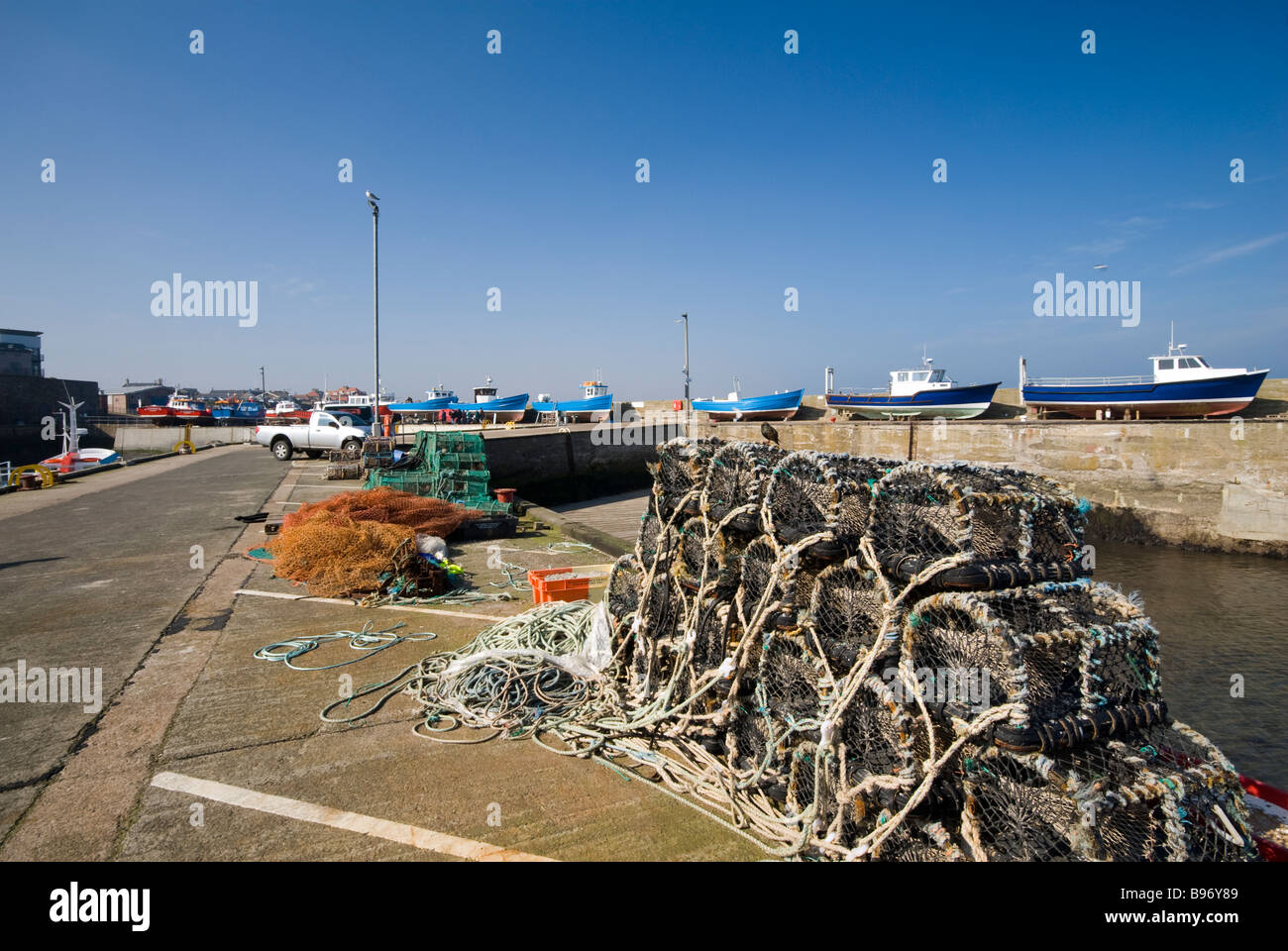 Port de Seahouses Banque D'Images