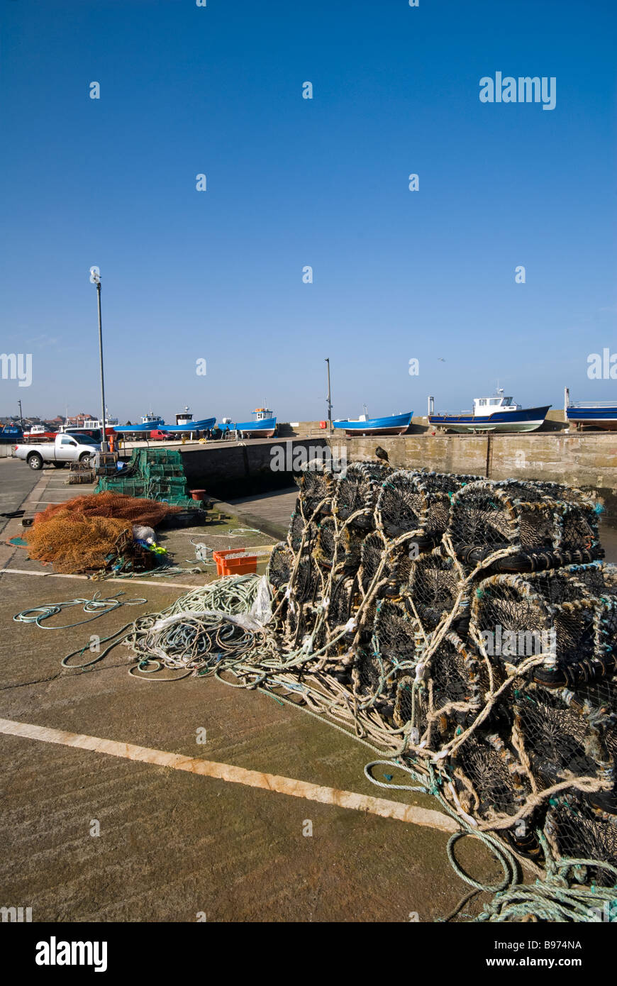 Port de Seahouses Banque D'Images