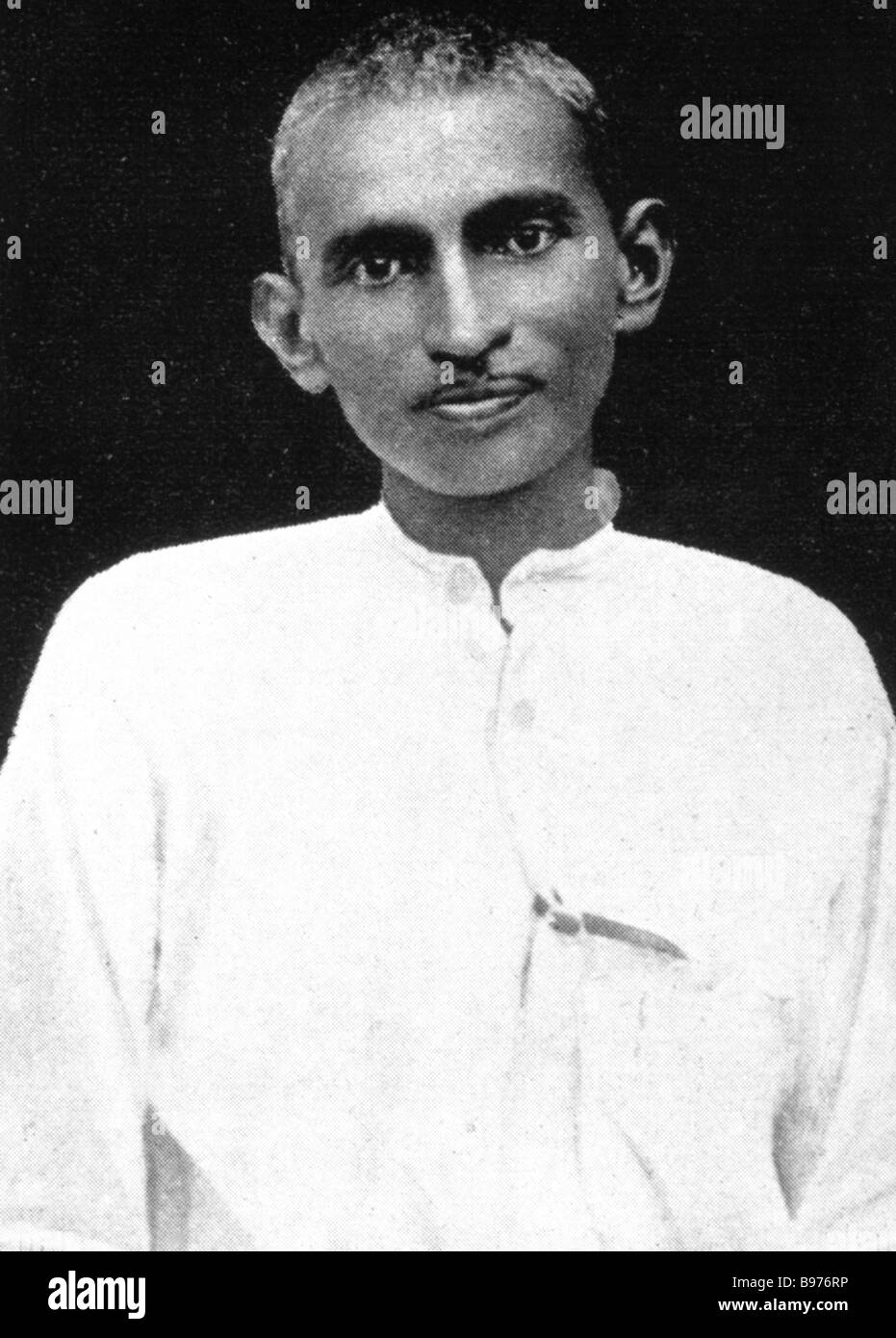 MAHATMA GANDHI à propos de 1900 lorsqu'il a été un avocat en Afrique du Sud Banque D'Images