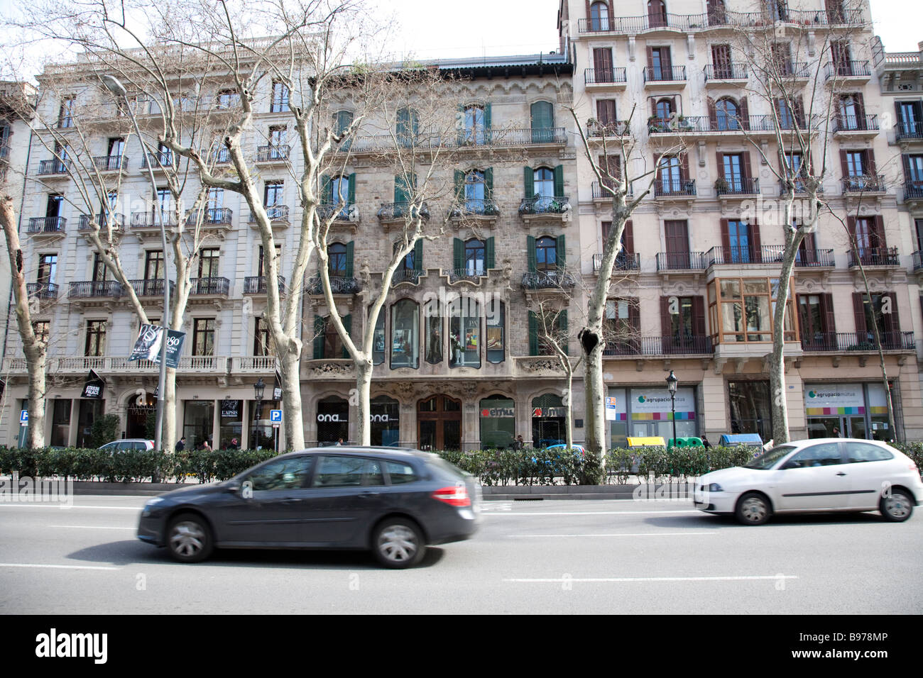 Casa Mulleras Barcelone Espagne Banque D'Images