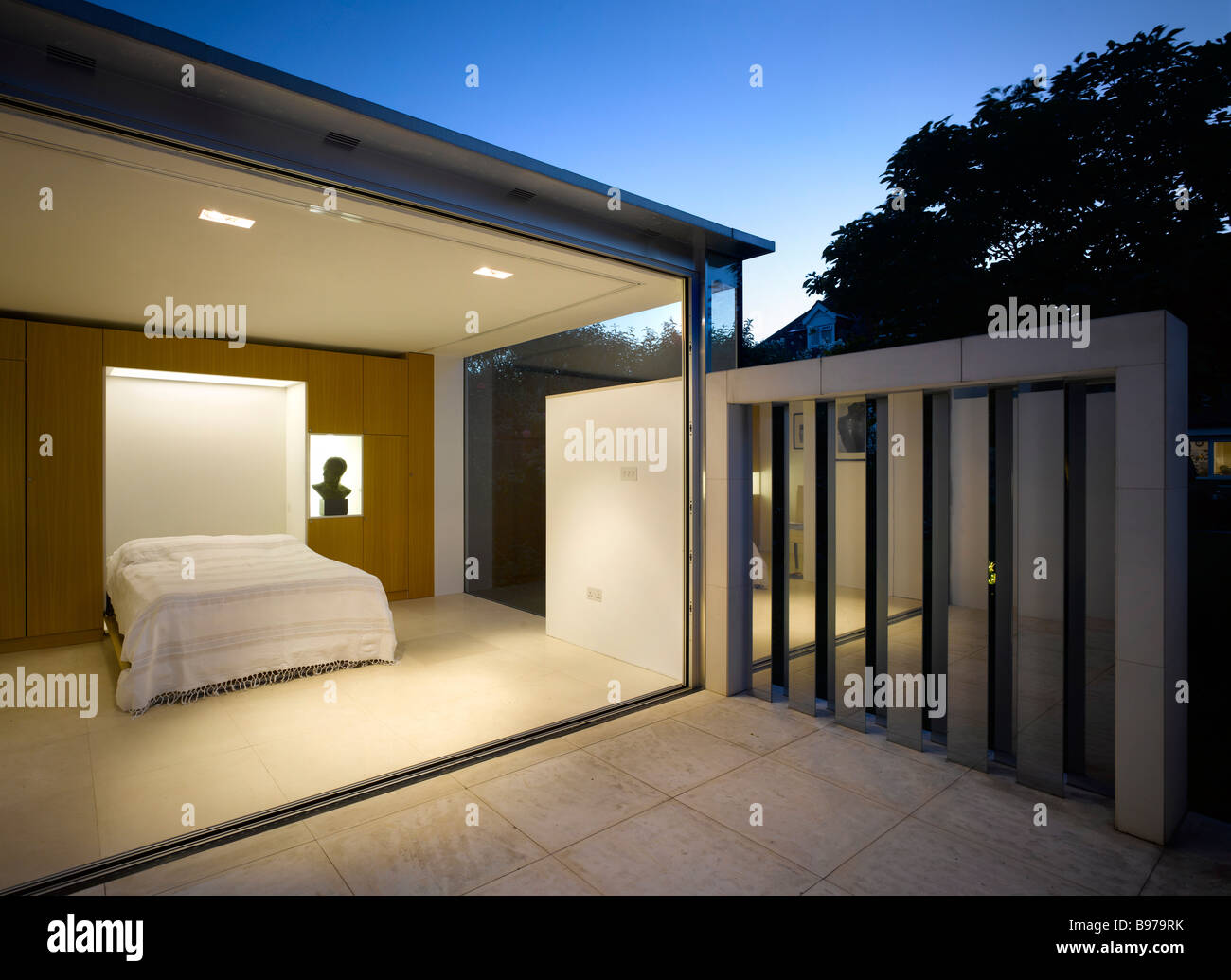 Pavillon de méditation, Barnes. Banque D'Images