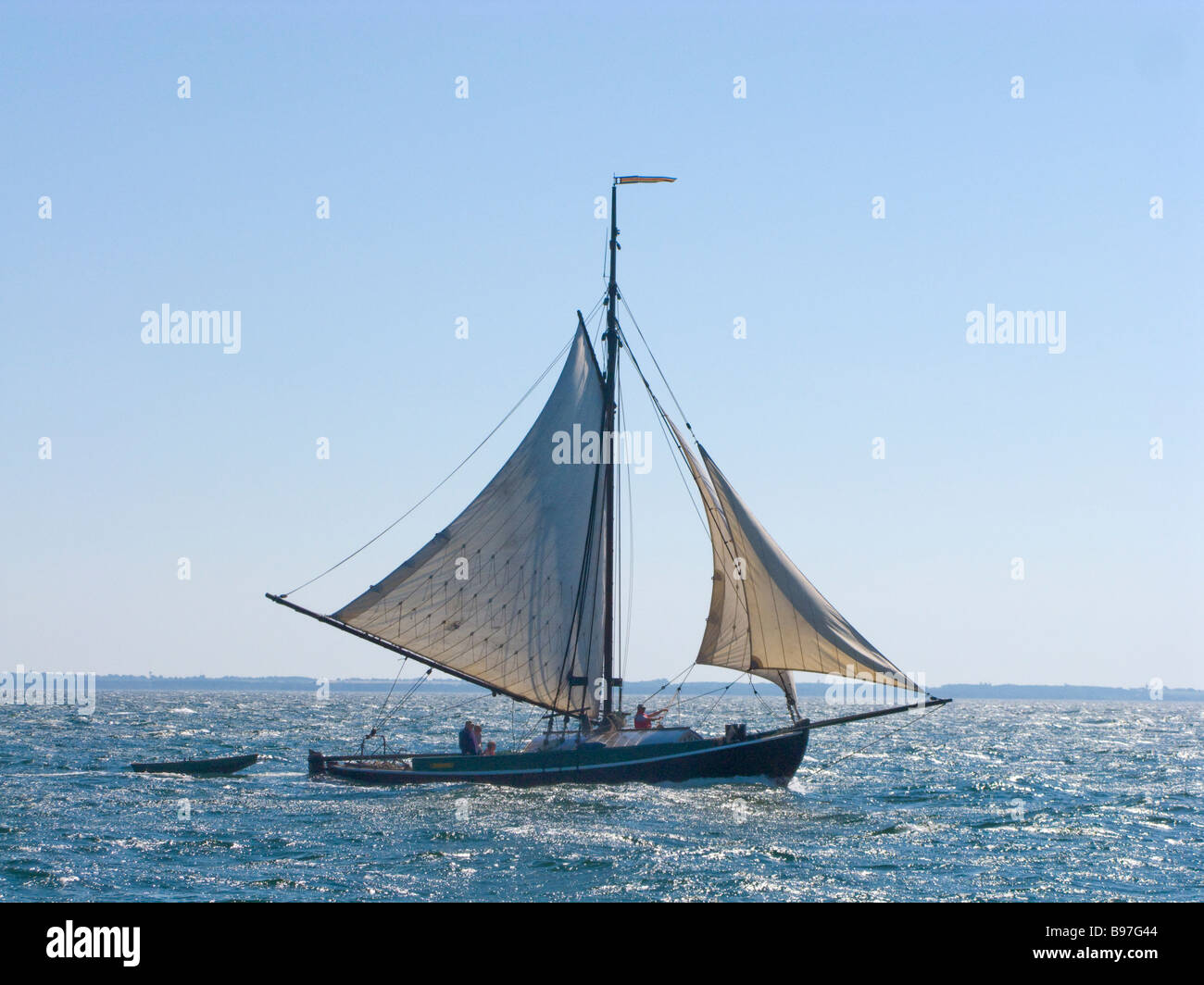 Bateau à voile traditionnel Banque D'Images