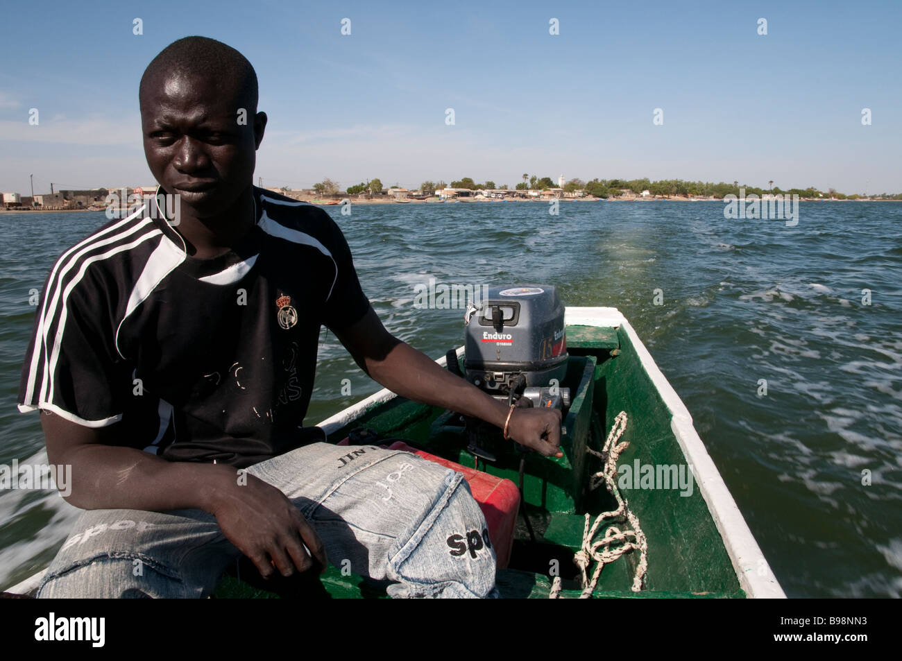 L'Afrique de l'Ouest Sénégal delta du Saloum Ndangane Transports Banque D'Images