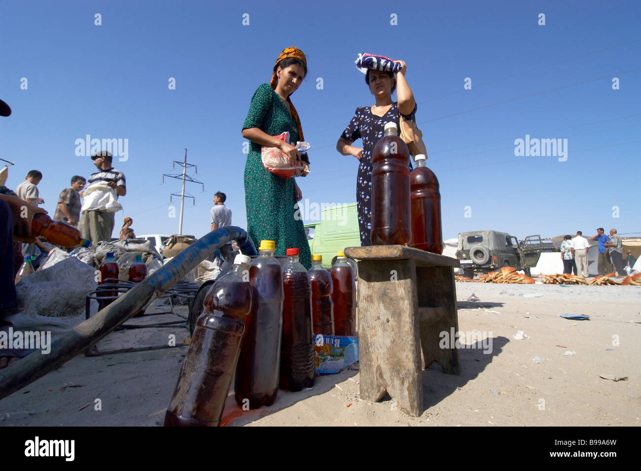 Statue de la personnalité culte Turkmenbashy Turkmenbashi Banque D'Images
