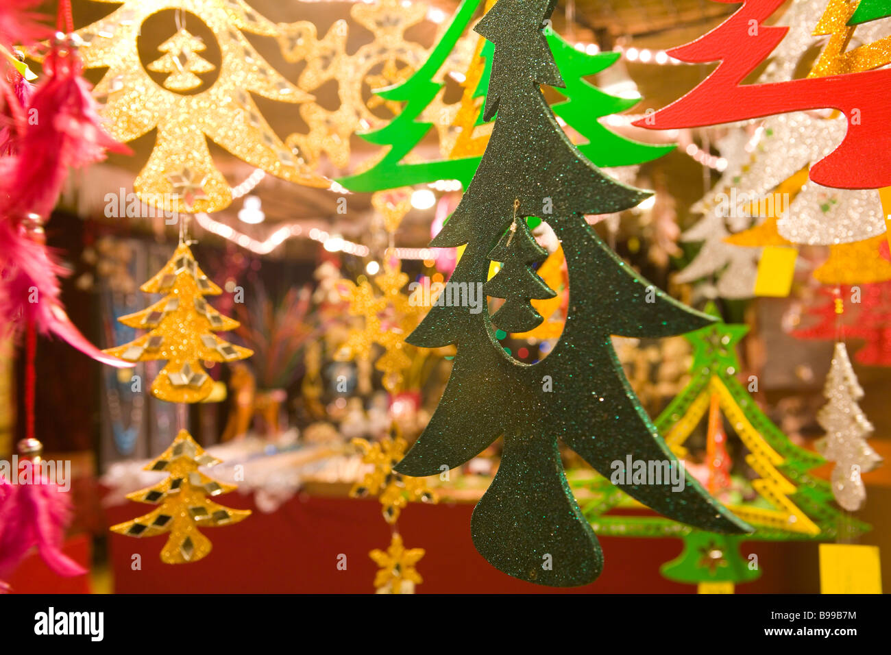 Marchés de Noël dans les grottes de Valkenburg Valkenburg, Pays-Bas Banque D'Images