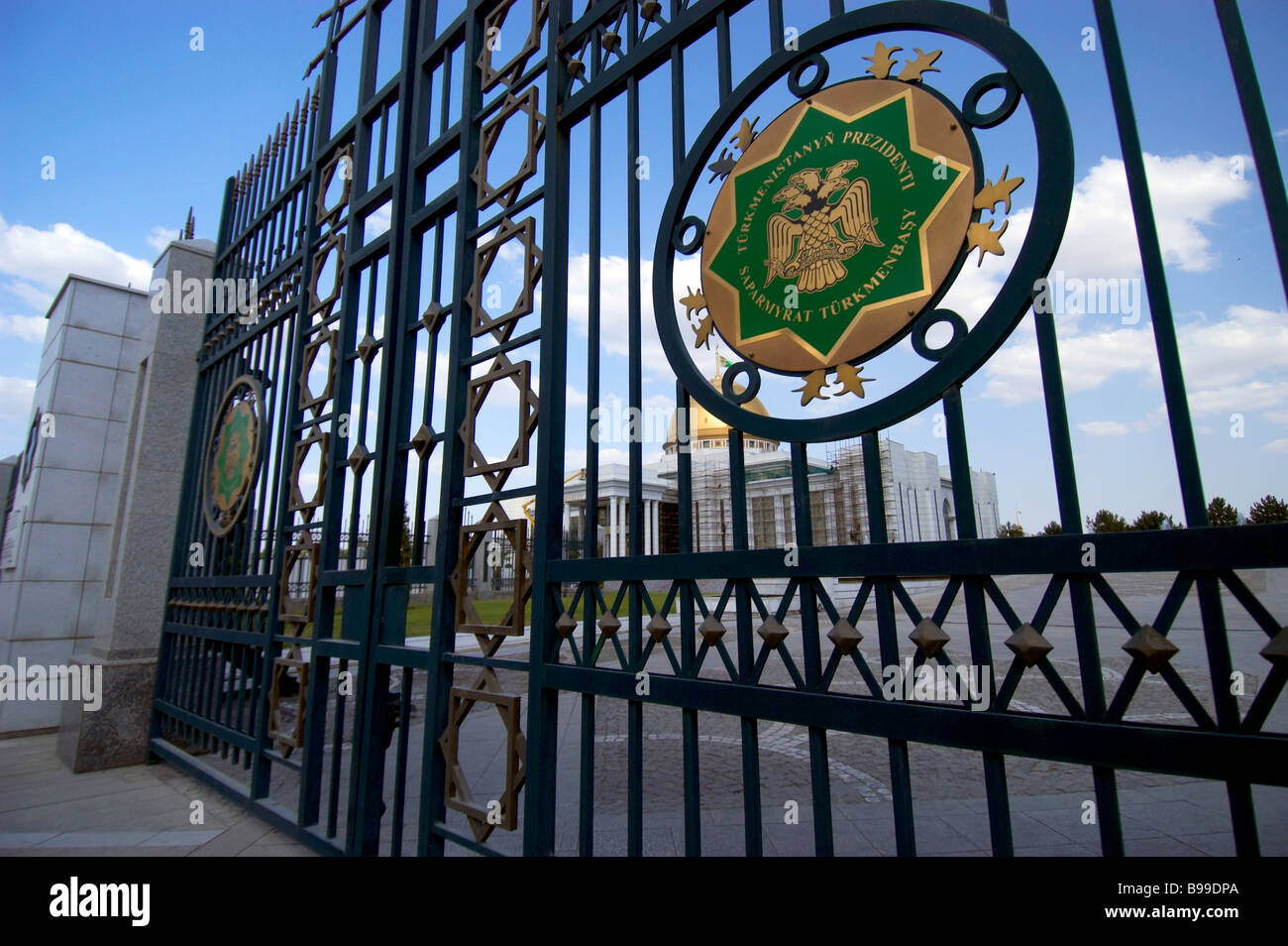 Statue de la personnalité culte Turkmenbashy Turkmenbashi Banque D'Images