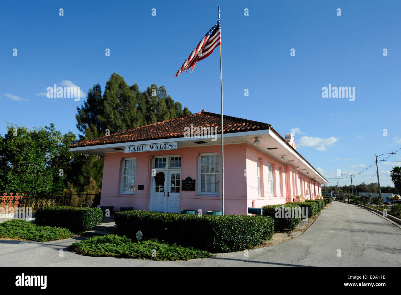 Lake Wales historique Train Depot Museum Floride US Banque D'Images