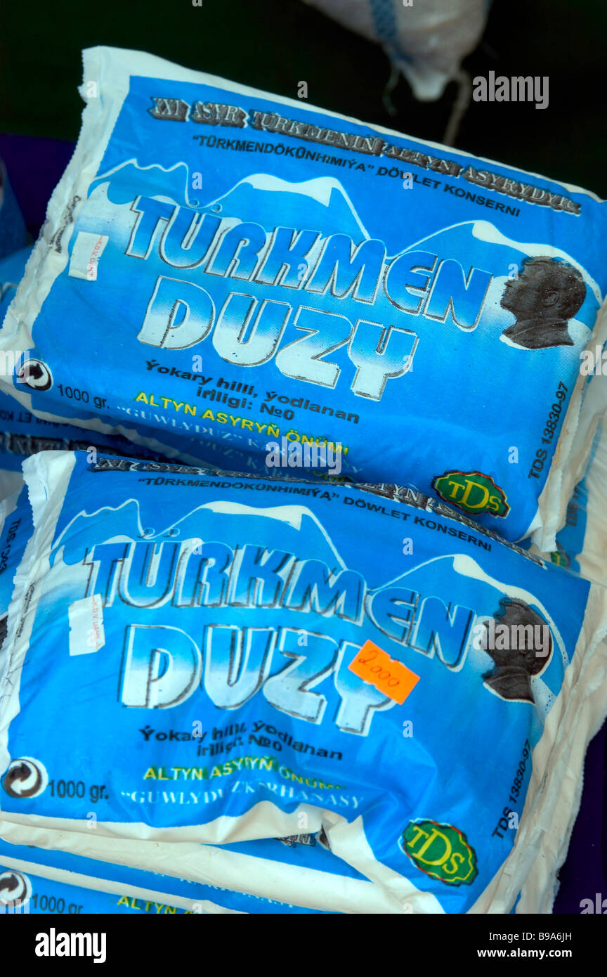 Statue de la personnalité culte Turkmenbashy Turkmenbashi Banque D'Images