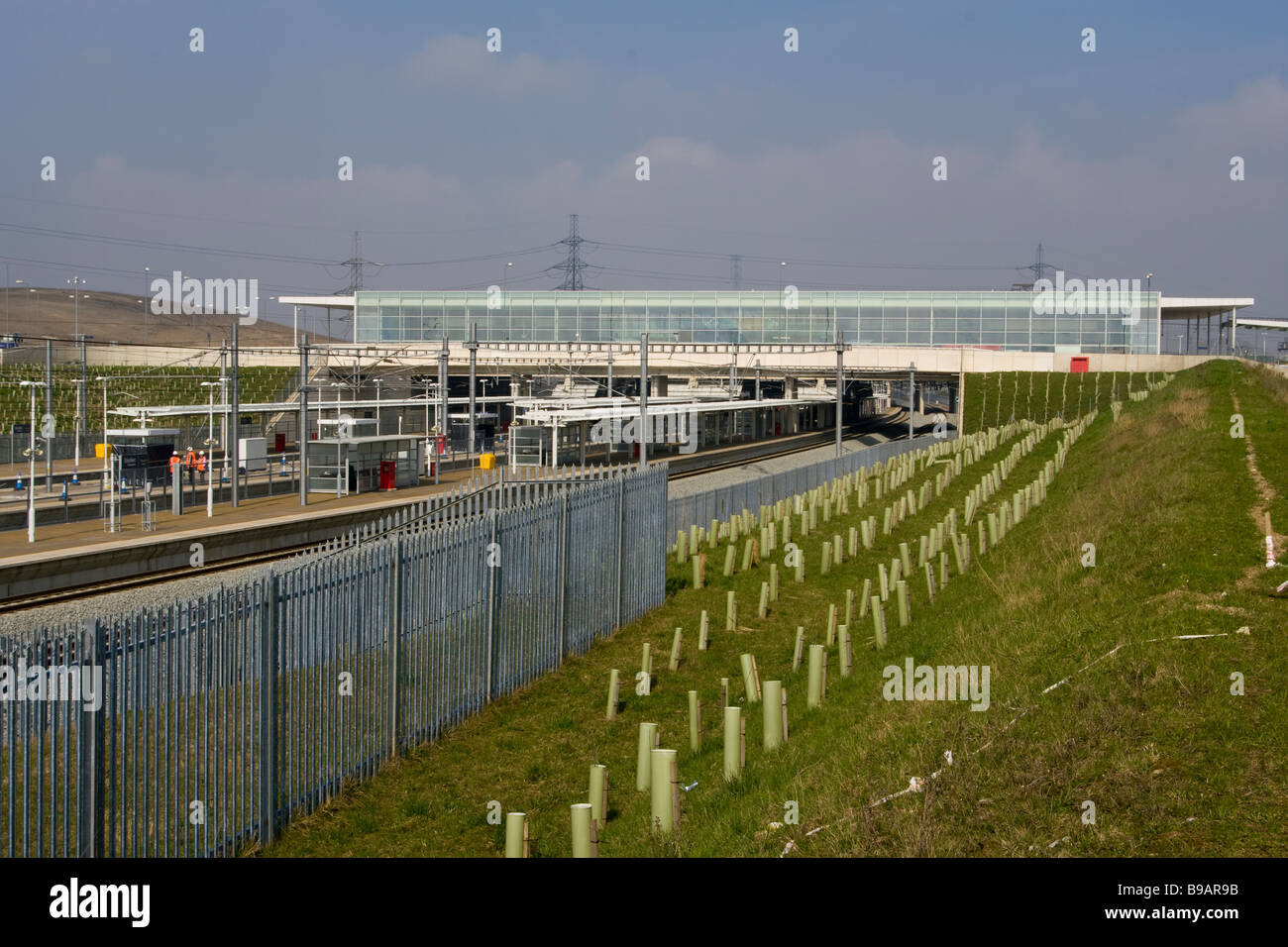 La gare de Ebbsfleet International Angleterre Kent Banque D'Images