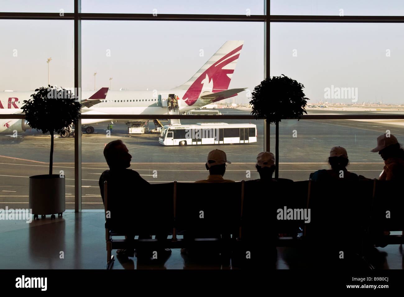 Aéroport de Doha Banque D'Images