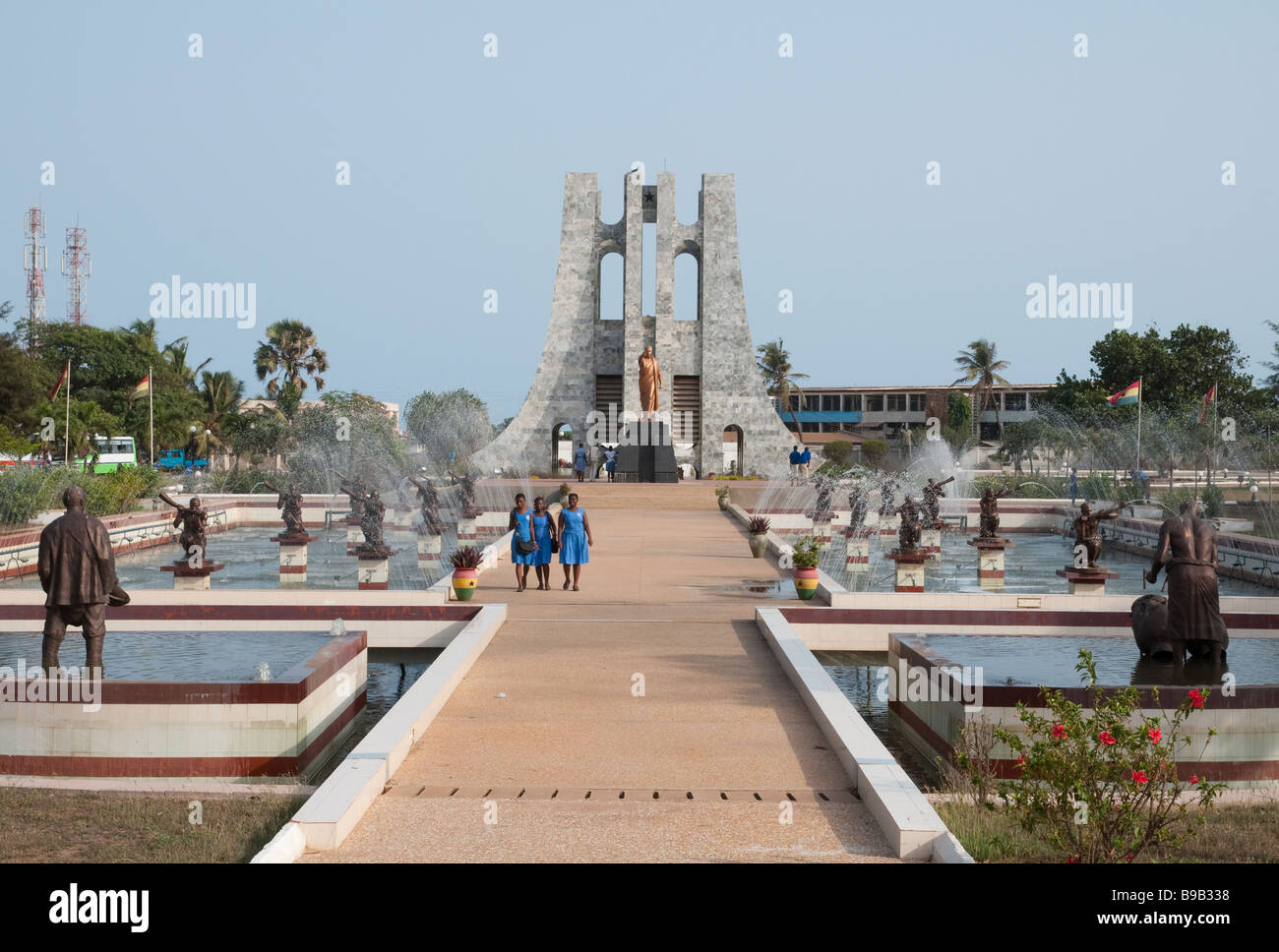 L'Afrique de l'Ouest Ghana Accra Mémorial Kwame Nkrumah Banque D'Images