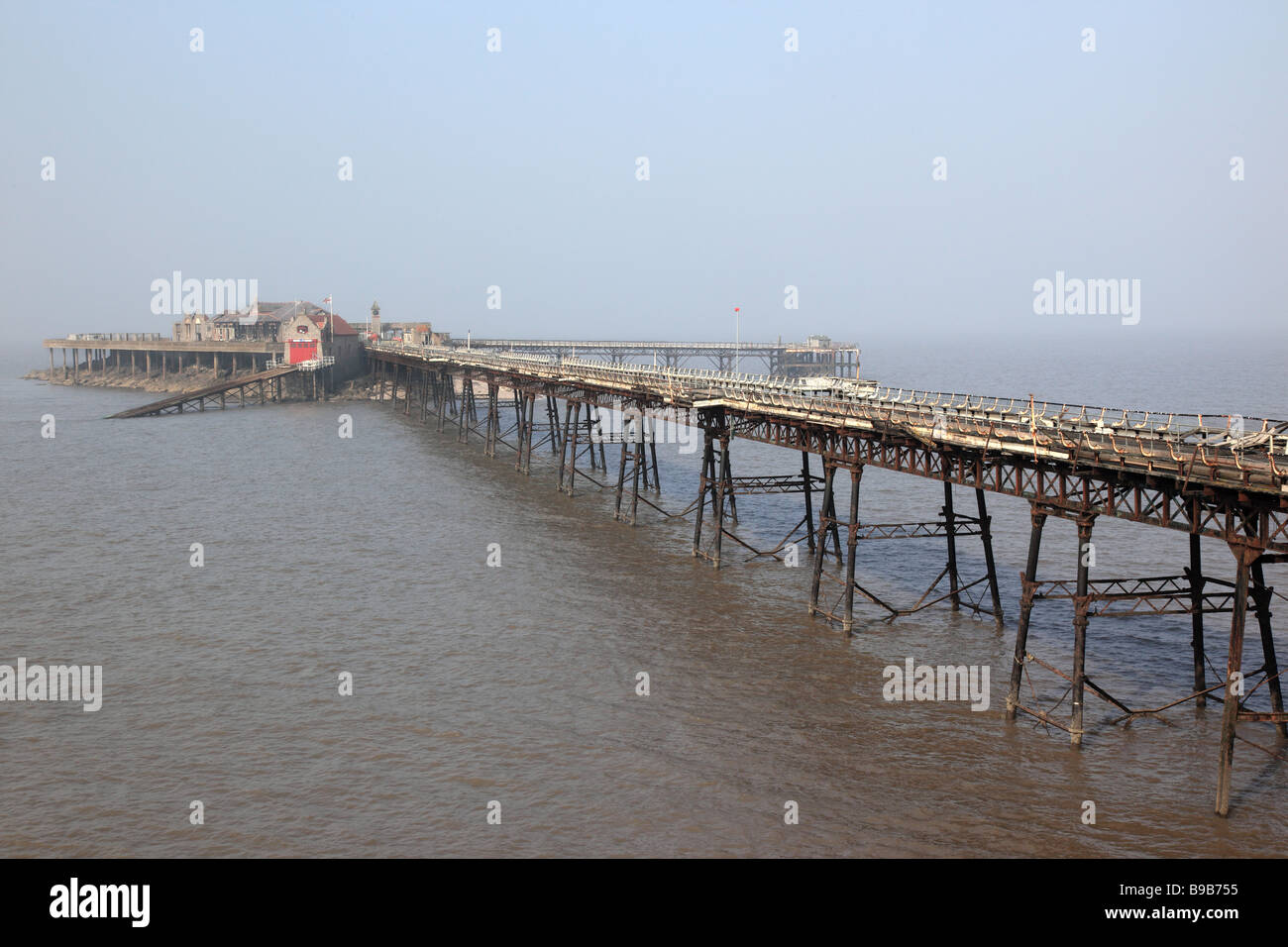 Birnbeck Pier, Weston Super Mare, Somerset, Royaume-Uni Banque D'Images