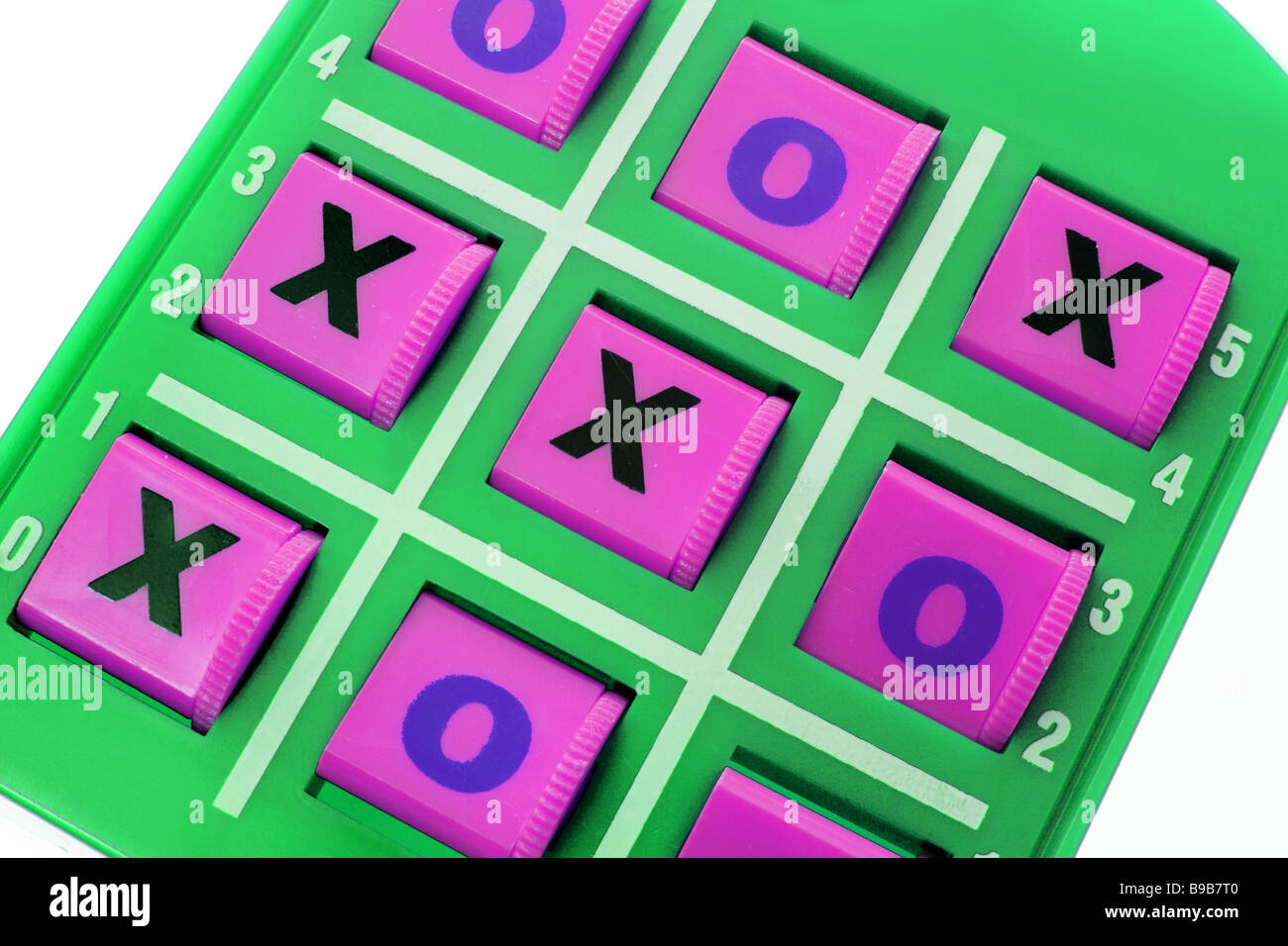 Jeu Tic Tac Toe Banque D'Images