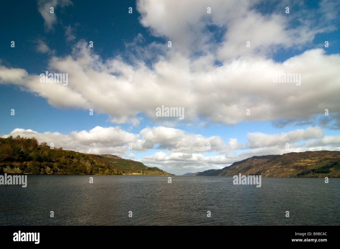 Le Loch Ness à partir de Fort Augustus Banque D'Images