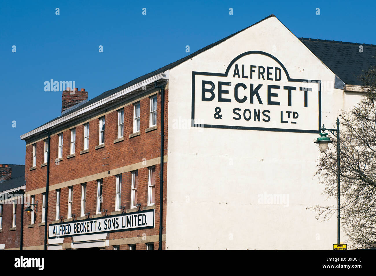 'Alfred Beckett'et fils, l'acier a vu et décideurs fichier factory à Sheffield, South Yorkshire, Angleterre' Banque D'Images