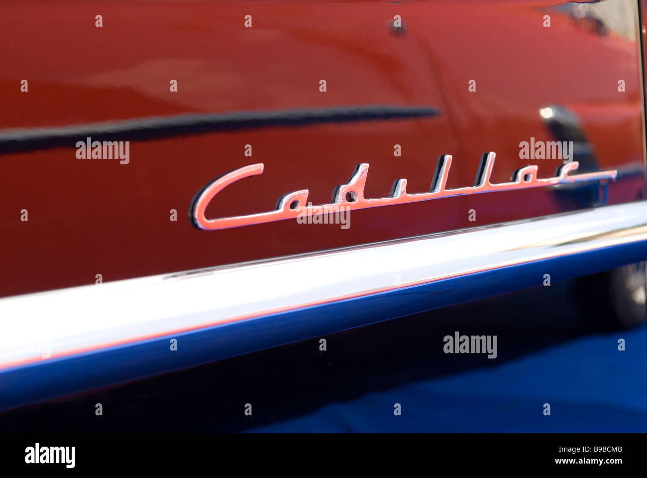 Logo voiture Cadillac vintage Banque D'Images