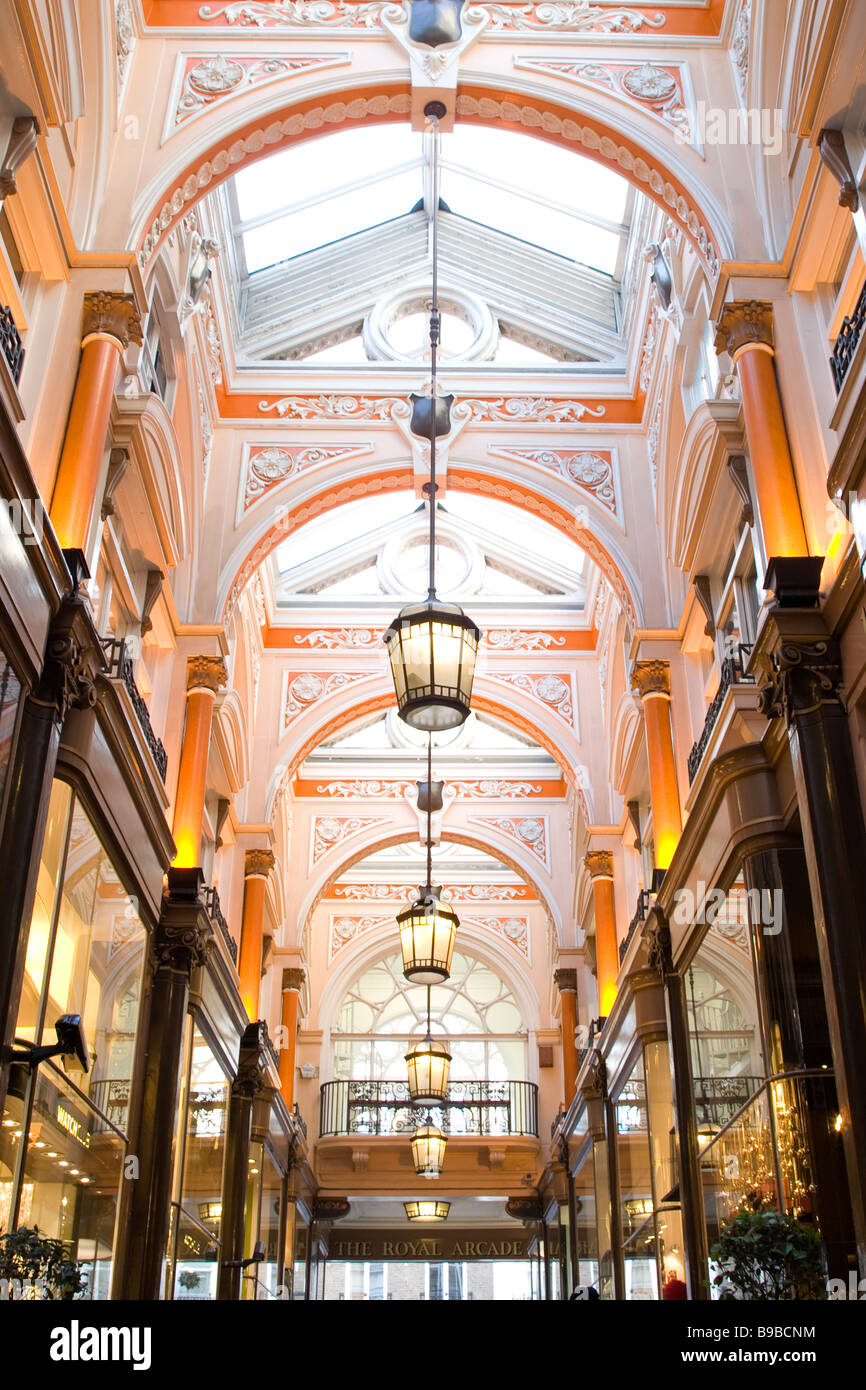 La Royal Arcade, New Bond Street, London, UK Banque D'Images