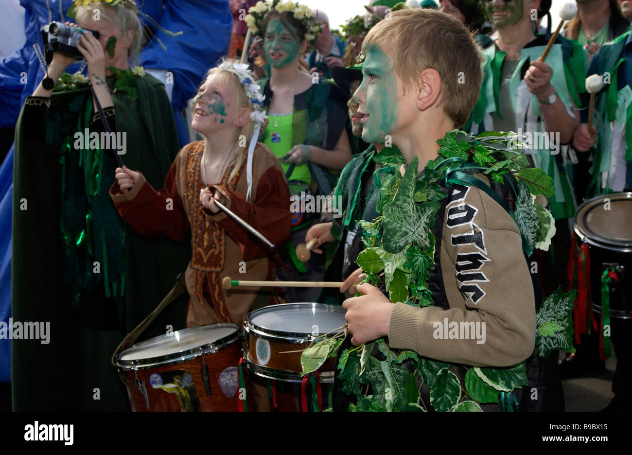 Jack in the Green festival Mayday. Hastings, East Sussex, England, UK Banque D'Images