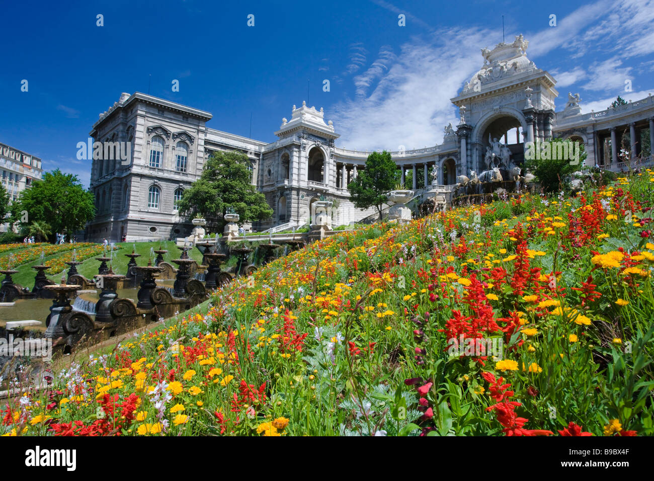 Palais de Longchamp, Marseille France Banque D'Images